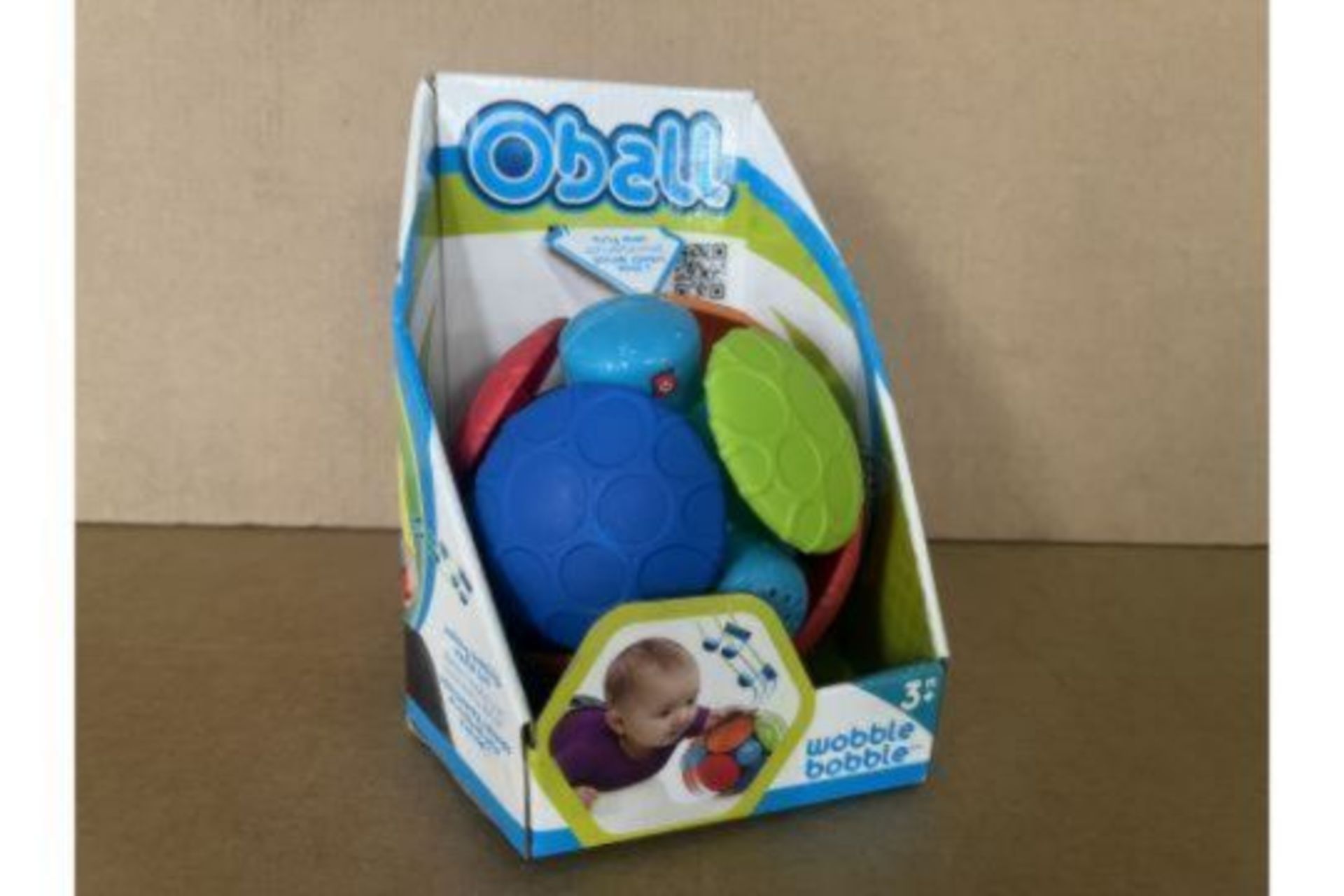 12 X BRAND NEW OBALL WOBBLE BOBBLE EDUCATIONAL TOYS IN 2 BOXES R15
