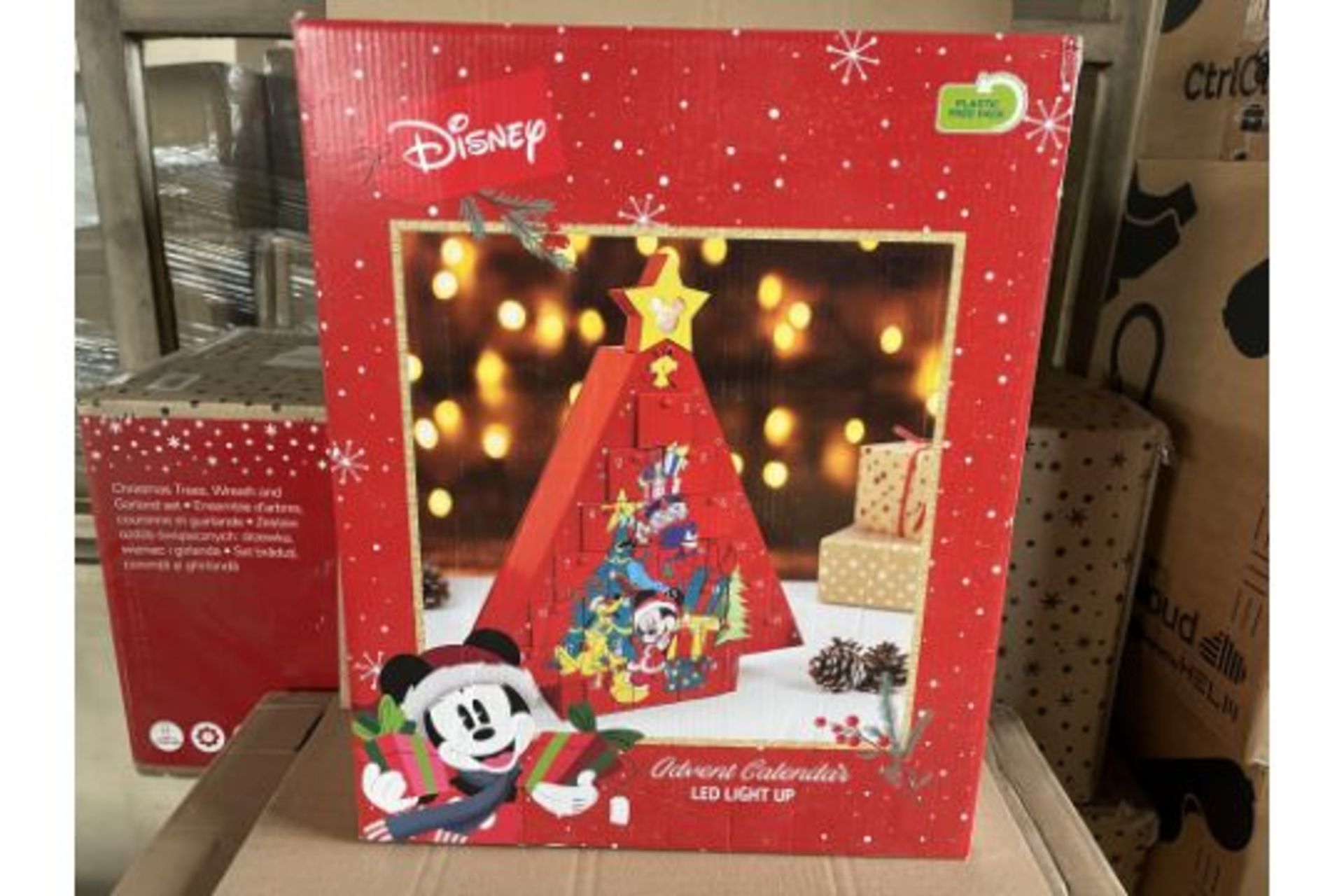 3 X BRAND NEW DISNEY LED LIGHT UP ADVENT CALENDARS APW