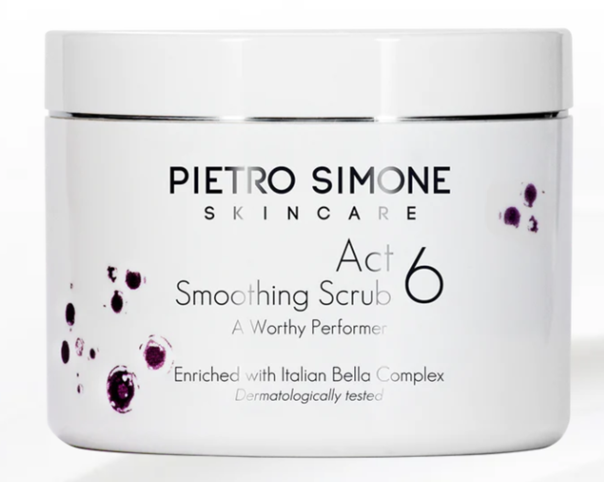 2 x Pietro Simone Skincare: ACT 6: SMOOTHING SCRUB 200ML. RRP £75.00. A multi-functional facial