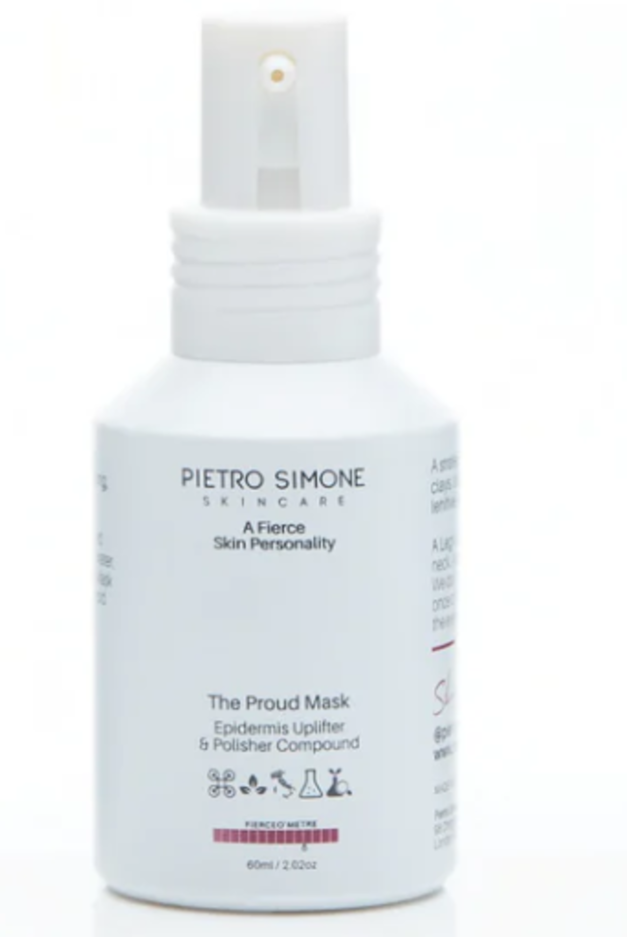 2 x Pietro Simone Skincare: THE PROUD MASK 60ML. RRP £55.00. A strategic infusion of bio-