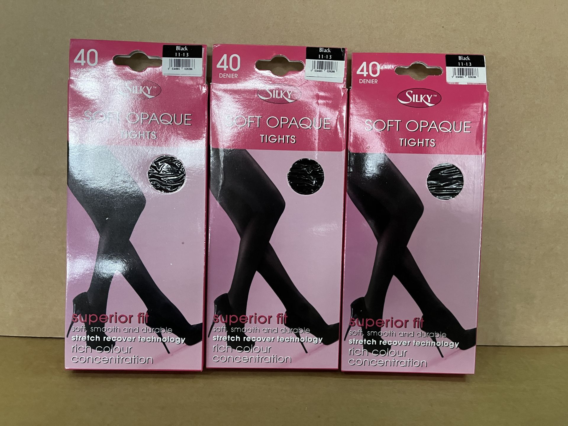 120 X BRAND NEW SILKY SOFT OPAQUE MEDIUM FUCHSIA TIGHTS 40 DENIER R19