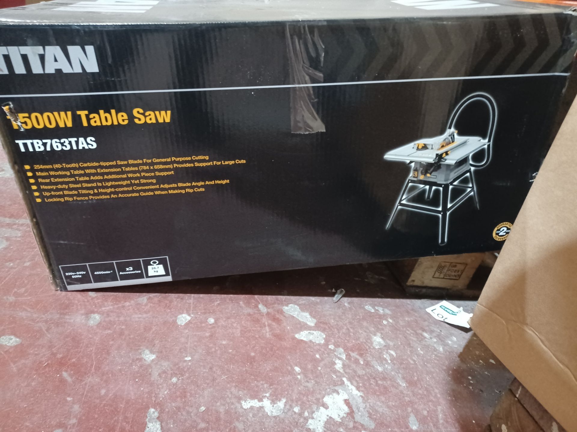 TITAN 1500W TABLE SAW BOXED - PCK