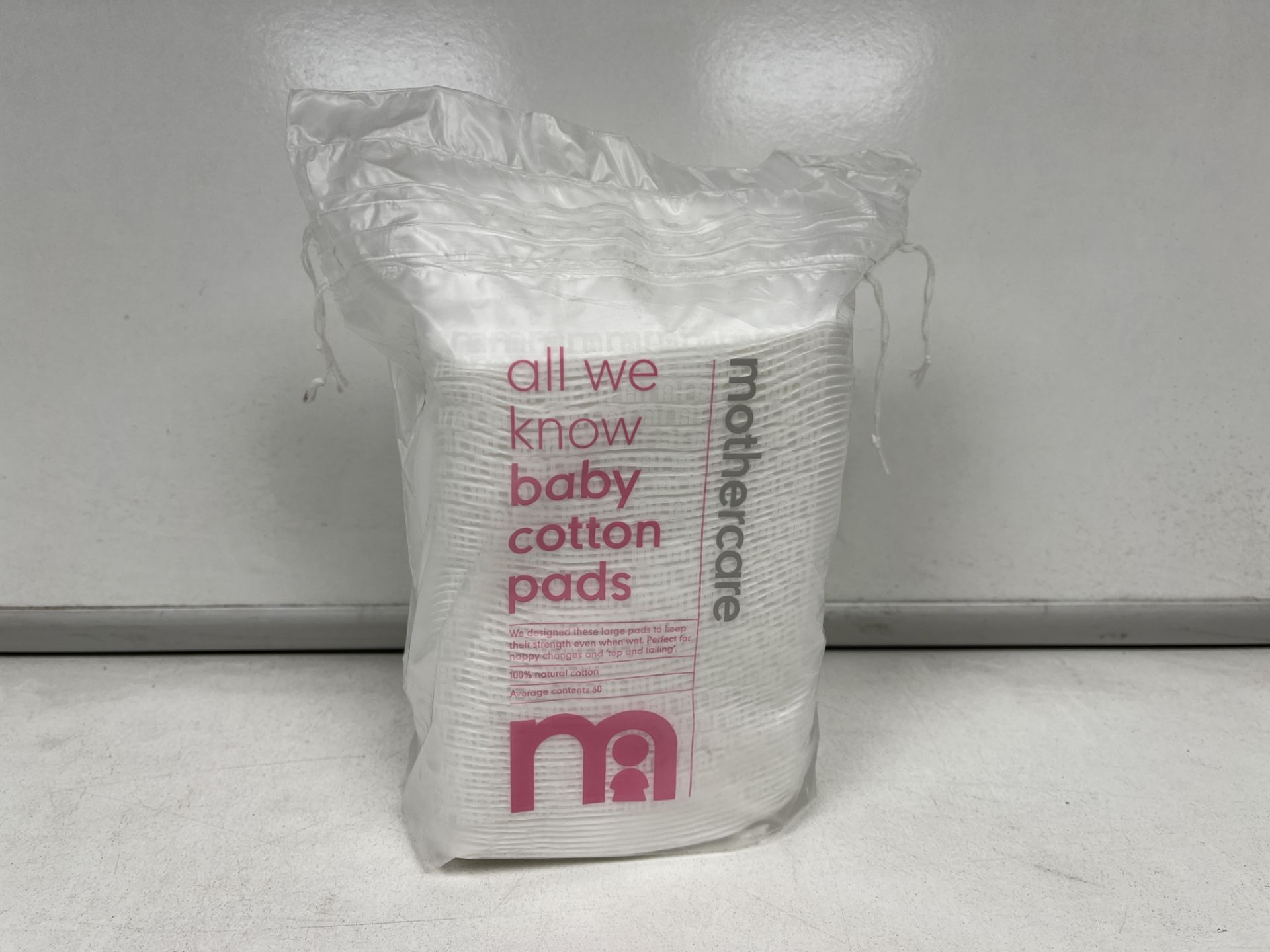 180 X BRAND NEW PACKS OF MOTHERCARE ALL WE KNOW BABY COTTON PADS R2