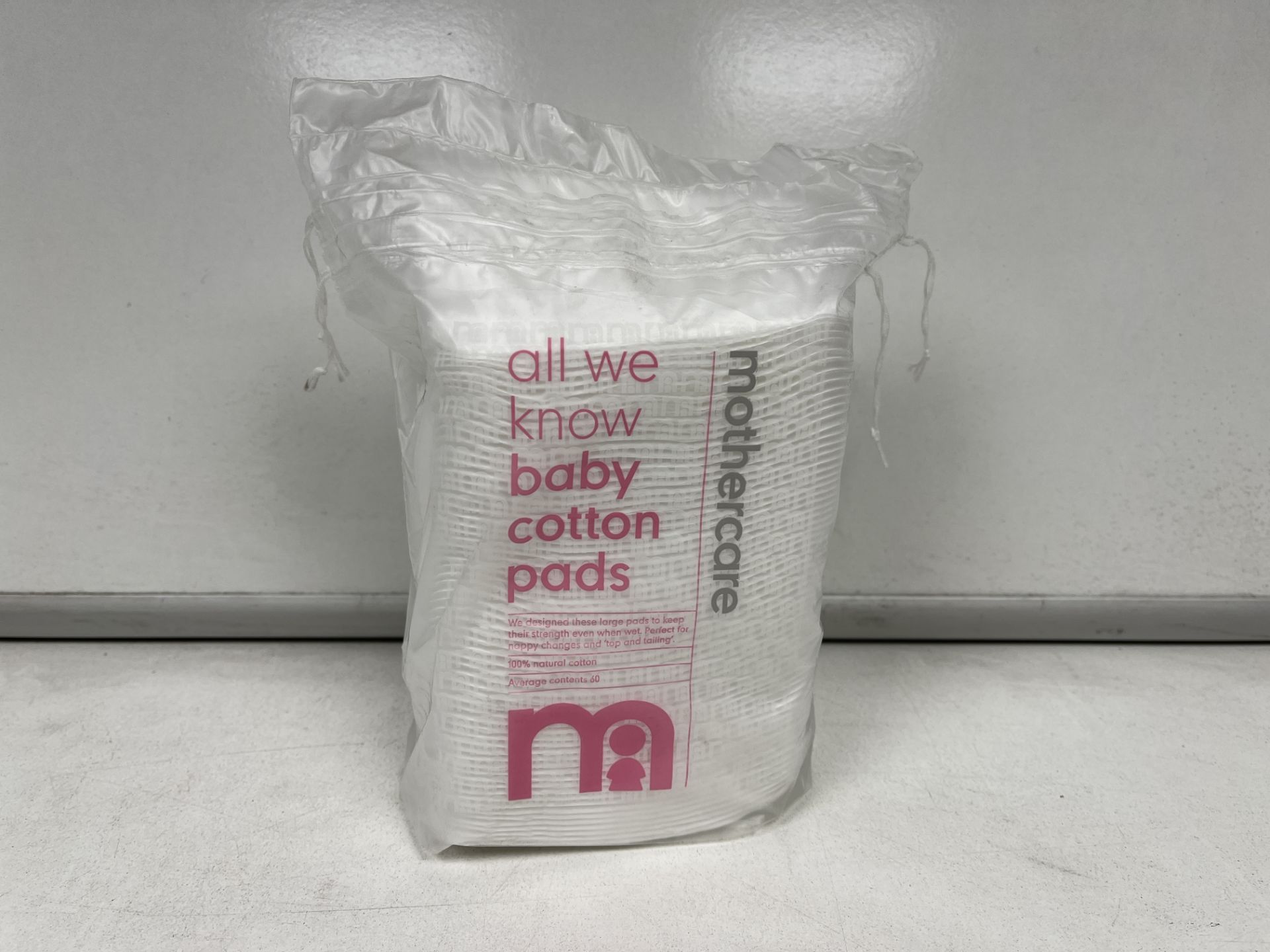 180 X BRAND NEW PACKS OF MOTHERCARE ALL WE KNOW BABY COTTON PADS R2