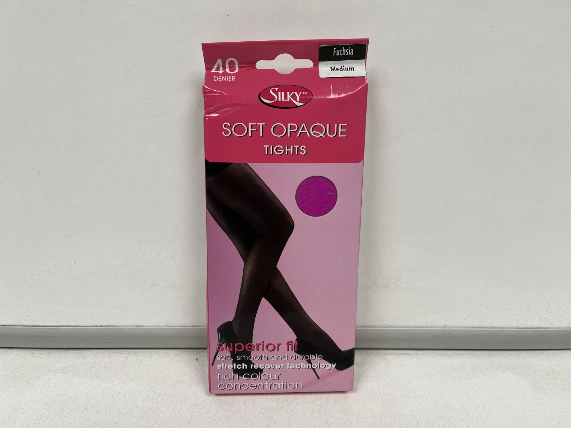 120 X BRAND NEW SILKY SOFT OPAQUE MEDIUM FUCHSIA TIGHTS 40 DENIER R19