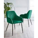 (REF118237) Pair of Morgan Arm Dining Chairs RRP 268.5