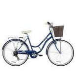 (REF118253) Classic Priory Navy Blue Adult Bike 16 Frame 26 Wheel RRP 329.99