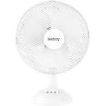 (REF118240) Beldray 12 Inch Oscillating Desk Fan RRP 29.99
