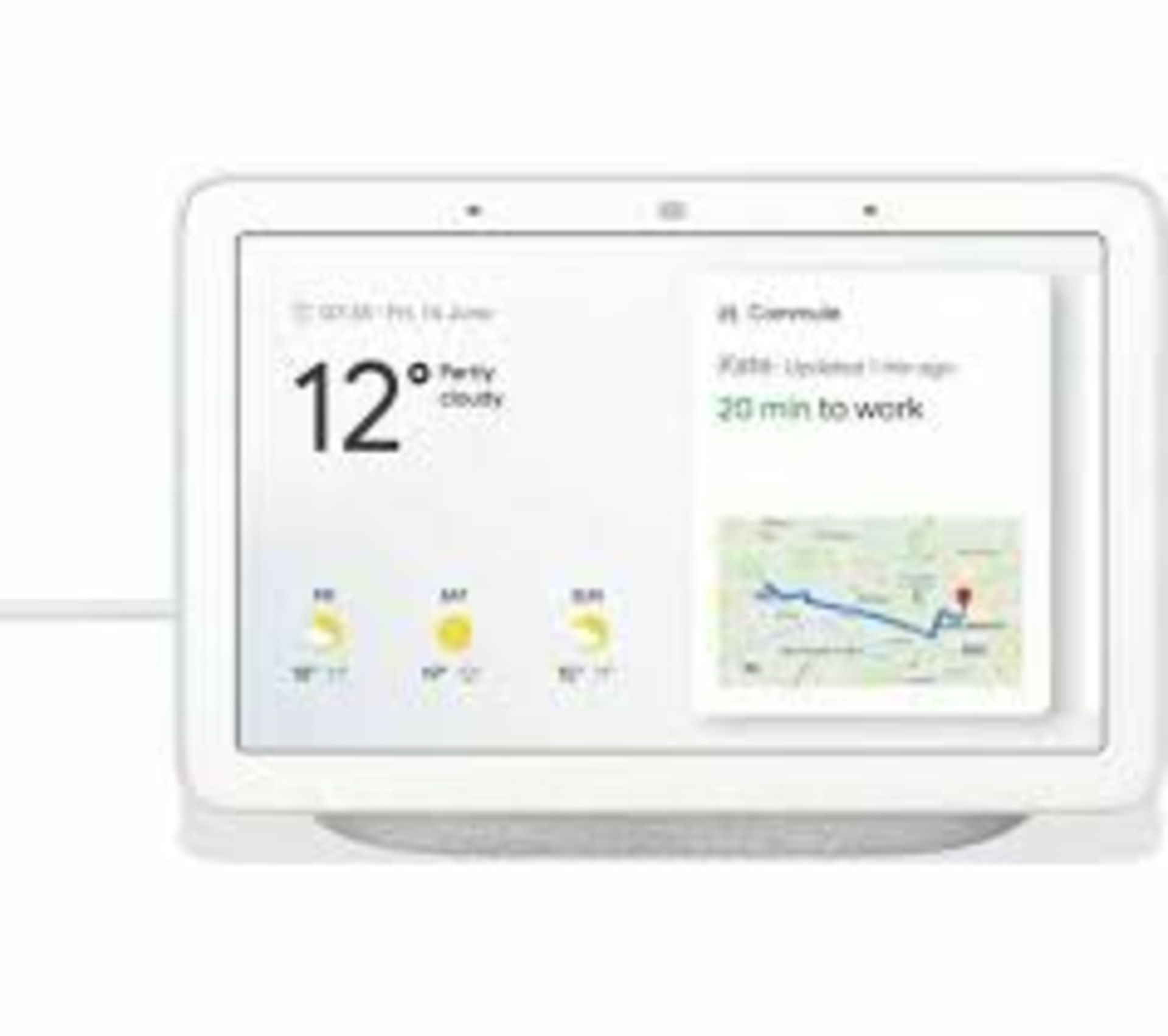 Google Smart Home Device Home Hub Chalk GA00516-GB - PCK