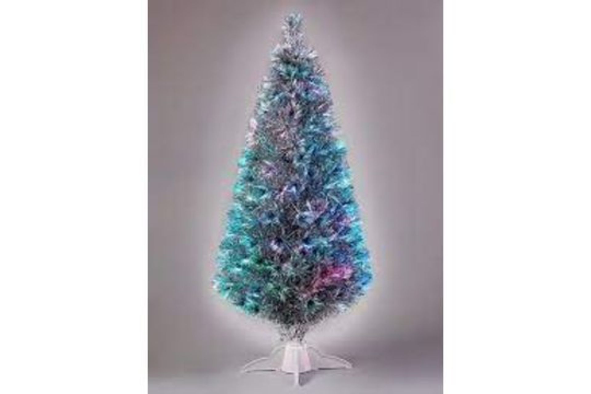 3 X BRAND NEW 7 FOOT 210CM FIBRE OPTIC CHRISTMAS TREES APW