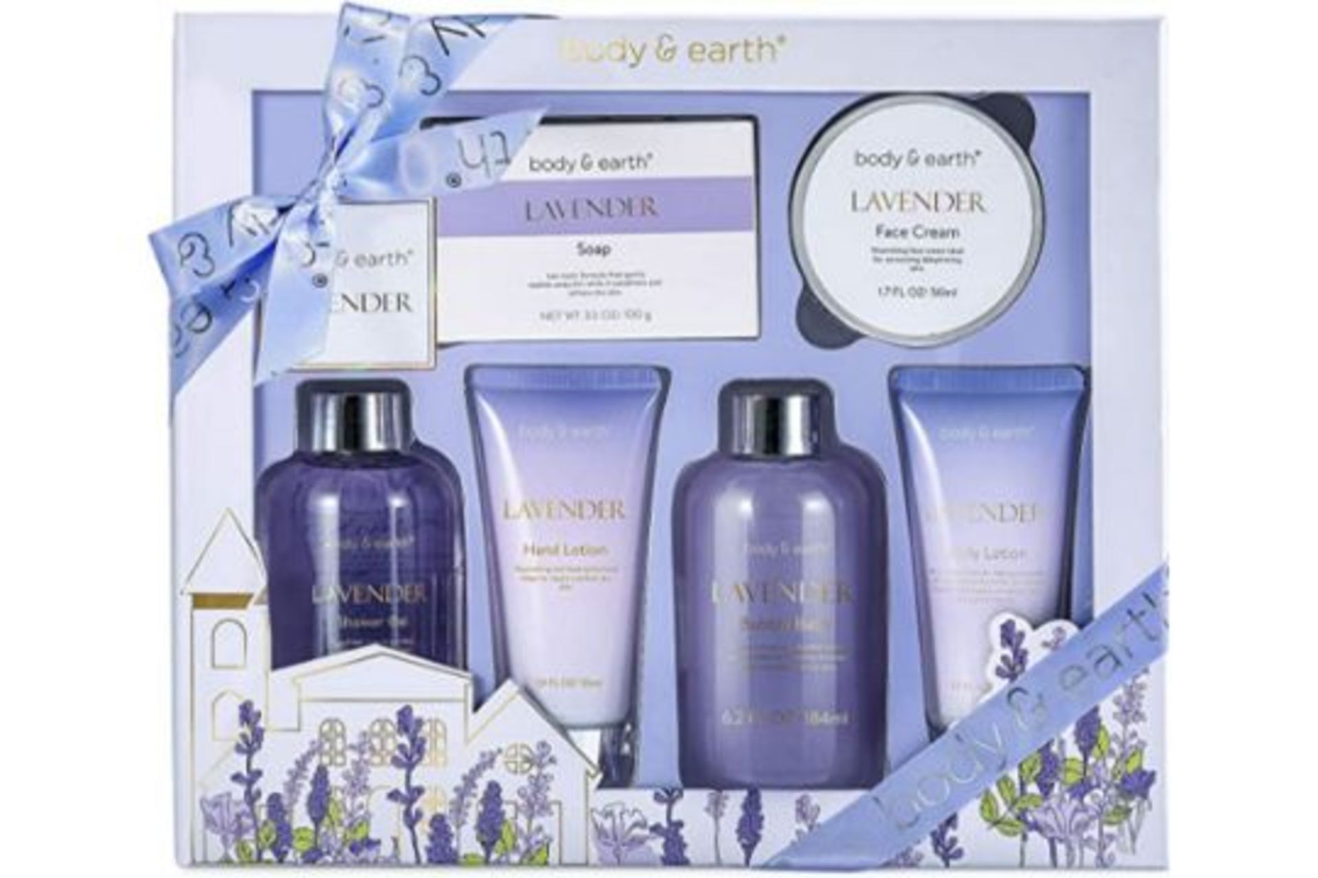 PALLET TO CONTAIN 90 x NEW PACKAGED Bath and Body Gift Set - Luxurious 6 Pcs Bath Kit for Women,