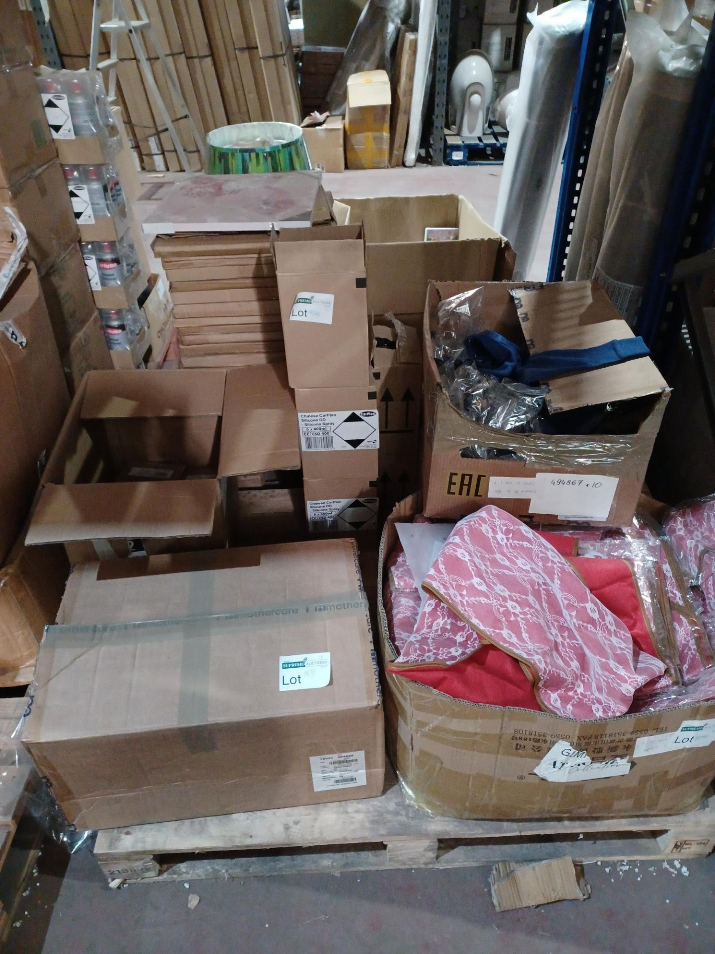 FULL PALLET TO INCLUDEE SILICONE CAR SPRAY, NAIL CLIPPERS, HOODIES AND MORE R9