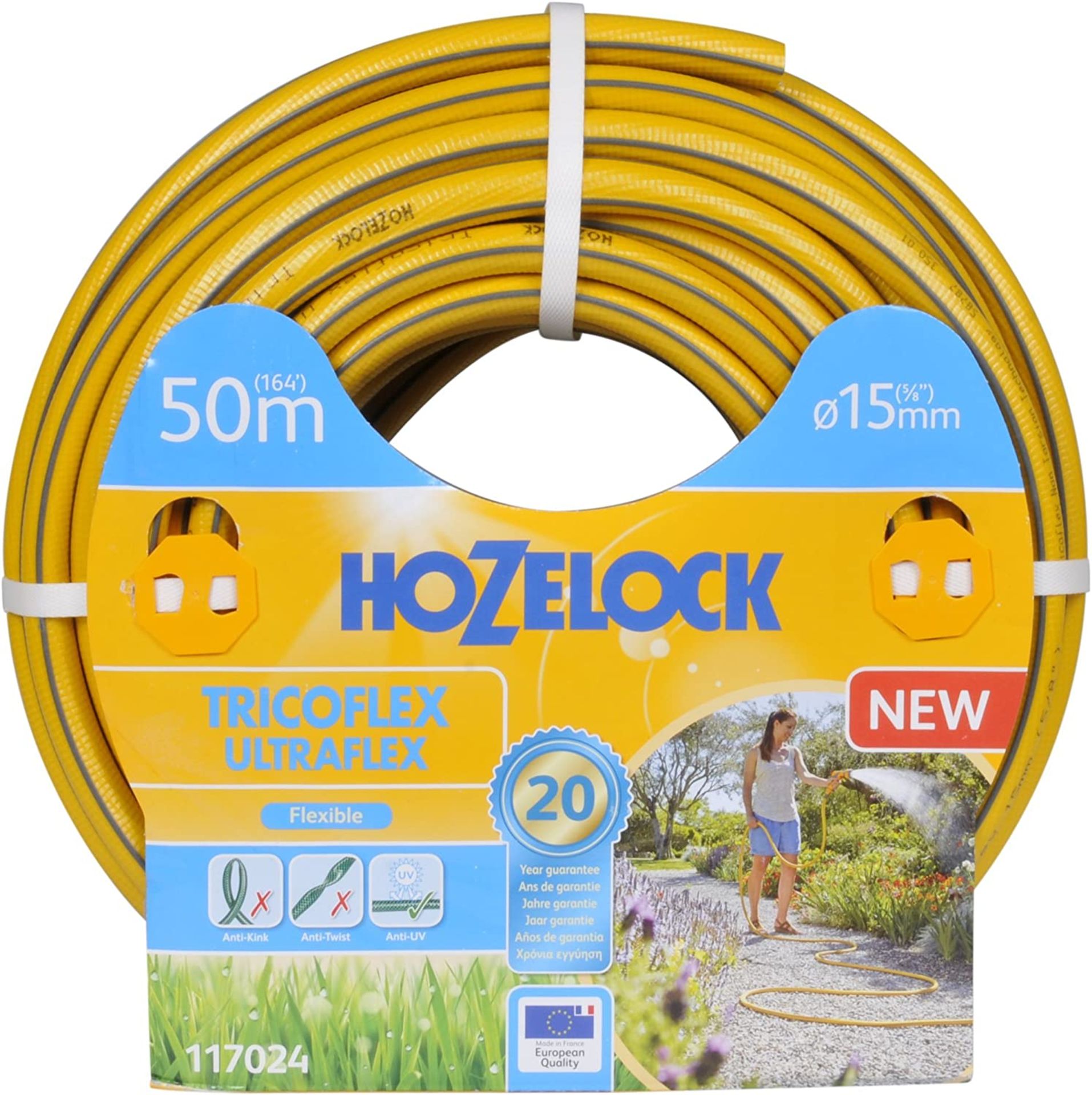 2 X BRAND NEW 50M HOZELOK TRICOFLEX ULTRAFLEX - ROW3