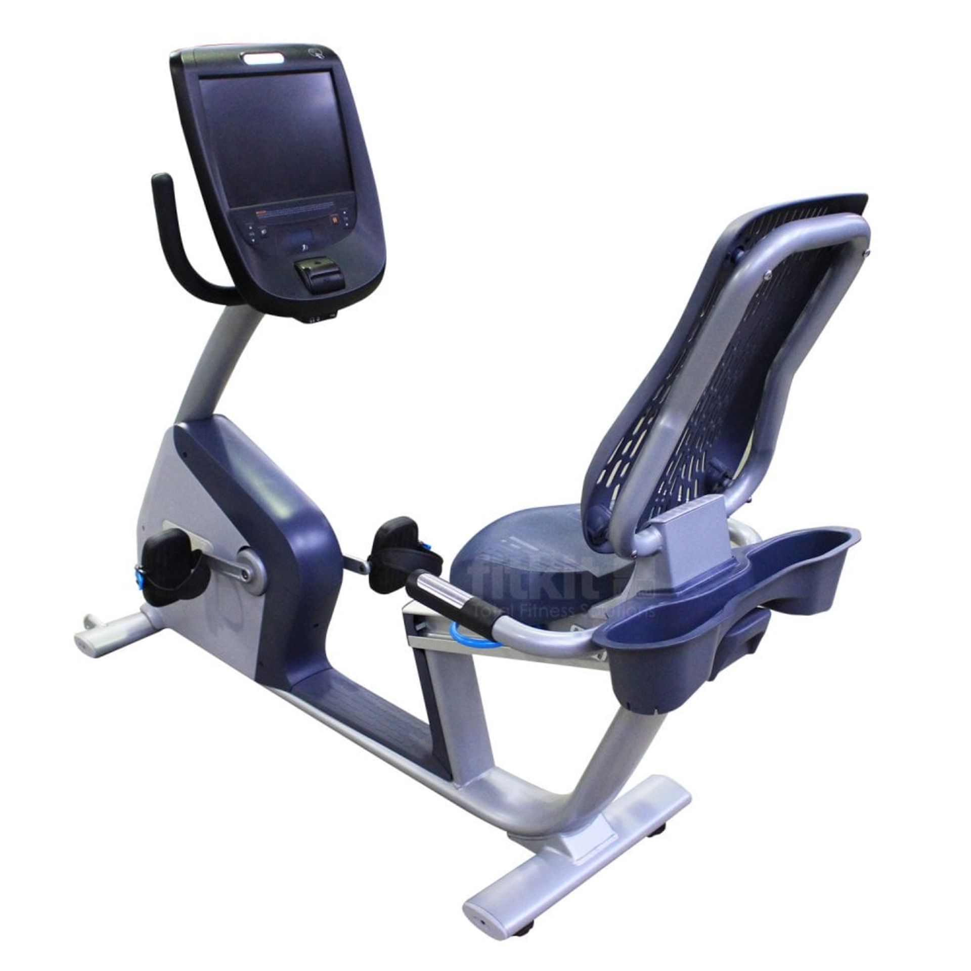 Precor RBK 885 Series Recumbent Bike with P82 Console.    Proprietary Innovations   The recumbent