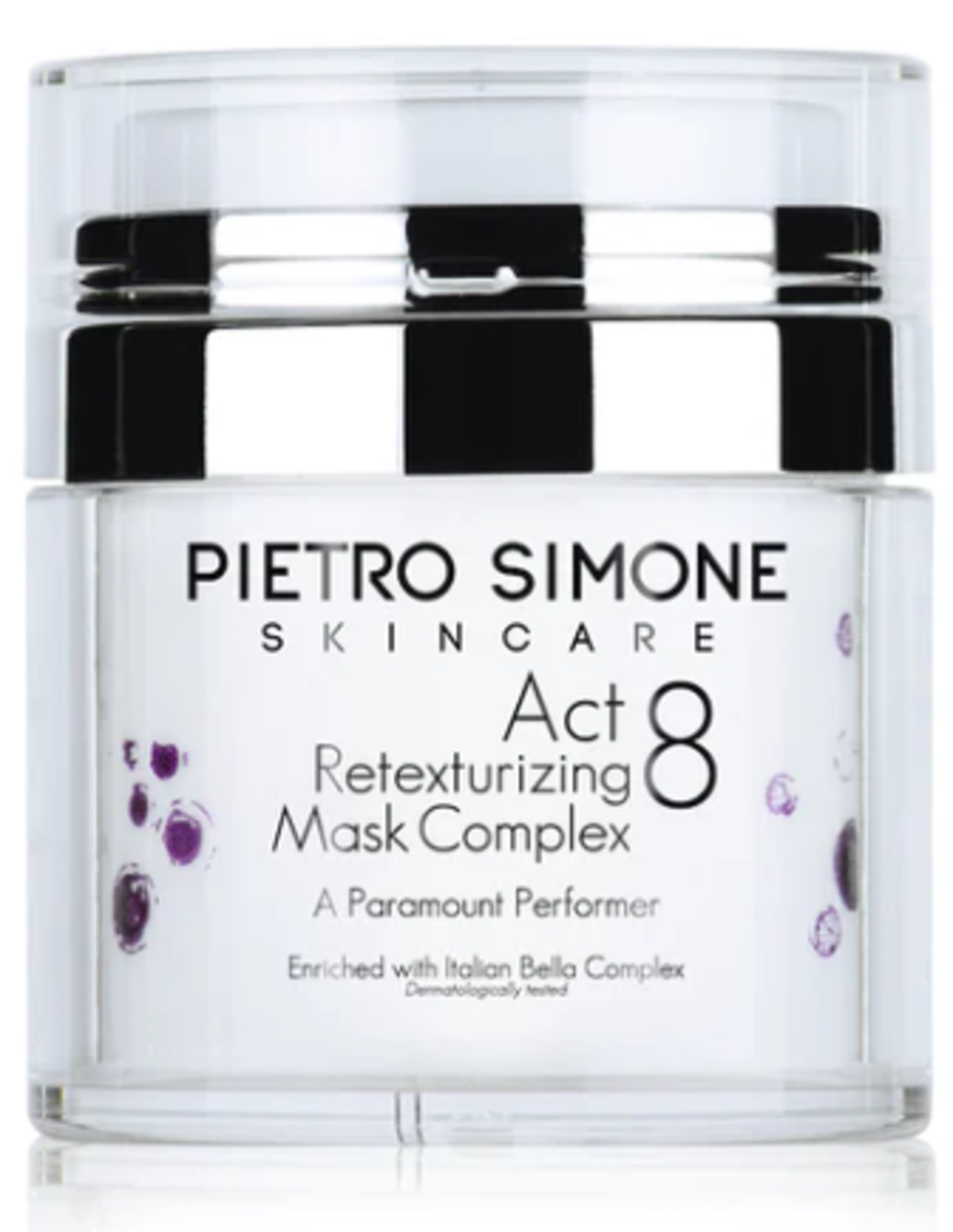 Pietro Simone Skincare: ACT 8: RETEXTURIZING MASK COMPLEX 50ML. RRP £75.00. Our innovative