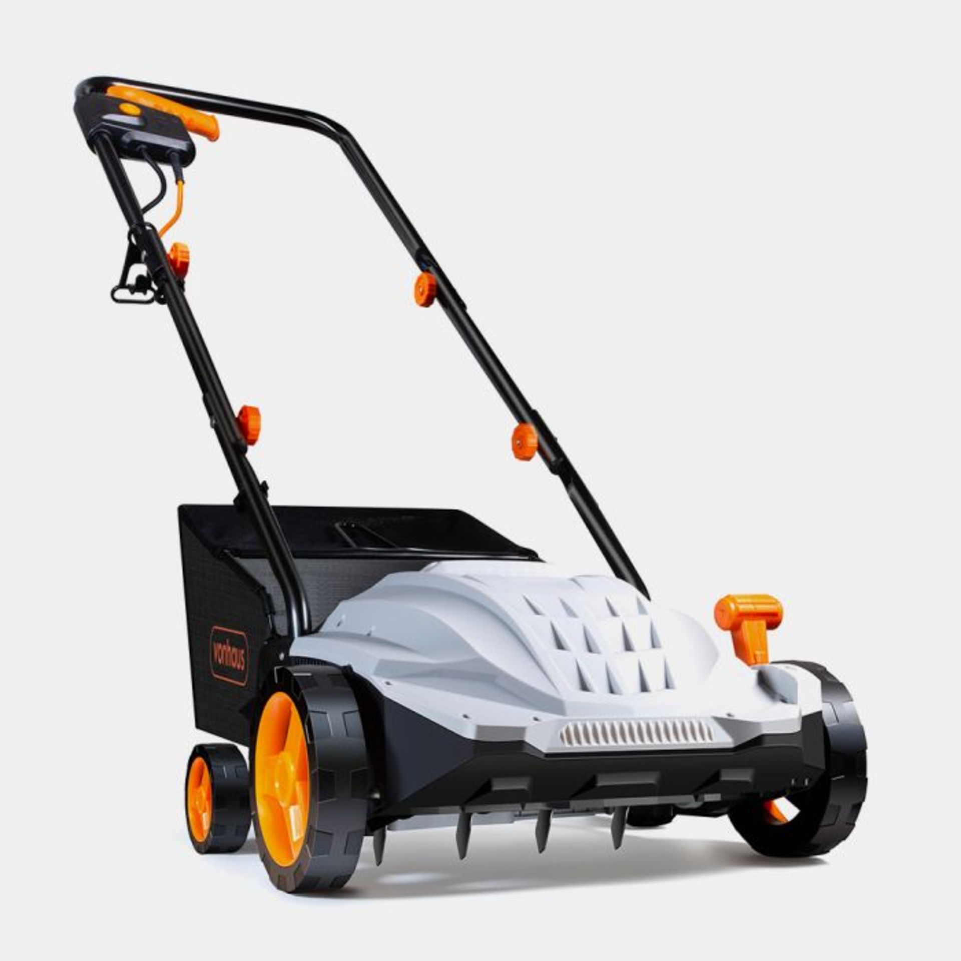 1500w 2 in 1 Lawn Scarifier and Rake. With this 2 in 1 lawn scarifier, you can sweep away moss and