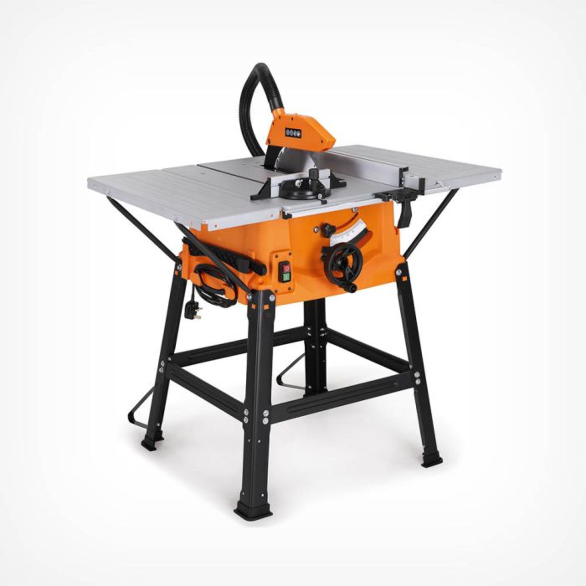 1800W Table Saw. Featuring a high-performance, carbide-tipped 250mm cutting blade, the saw allows
