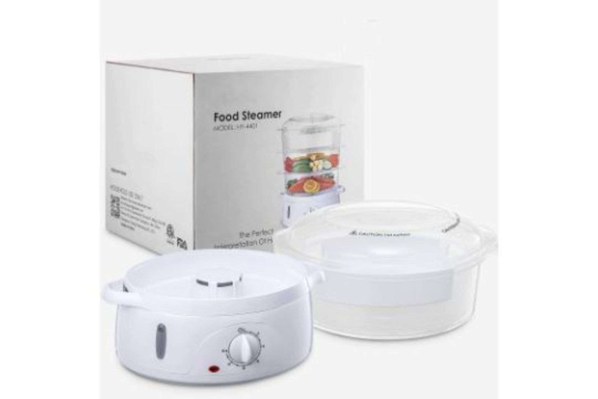 NEW BOXED KEALIVE 3 TIER FOOD STEAMERS. (HY4401NROW3/4)