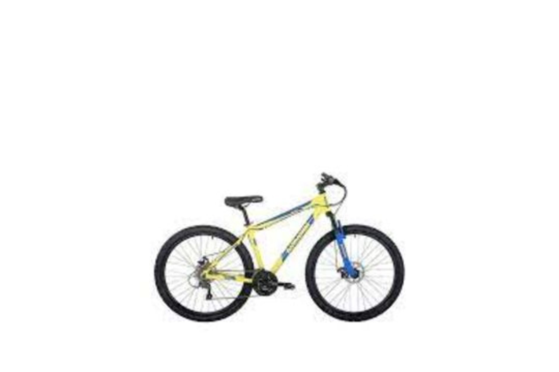 New & Boxed Barracuda Draco 4 19 Inch Hardtail 24 Speed 27.5 Inch Yellow Blue Disc brakes. RRP £