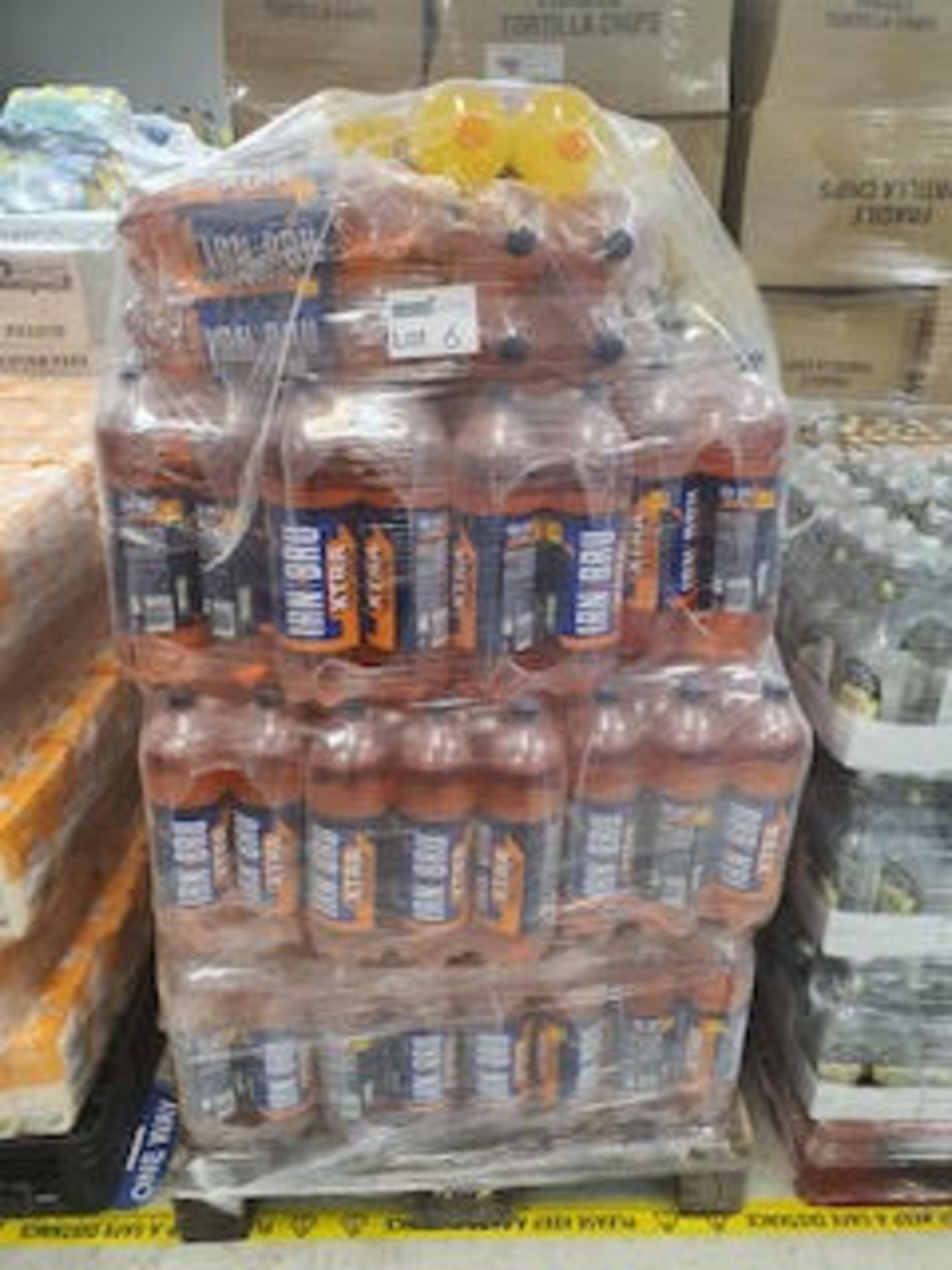 Pallet of Irn Bru Xtra and Star orangeade