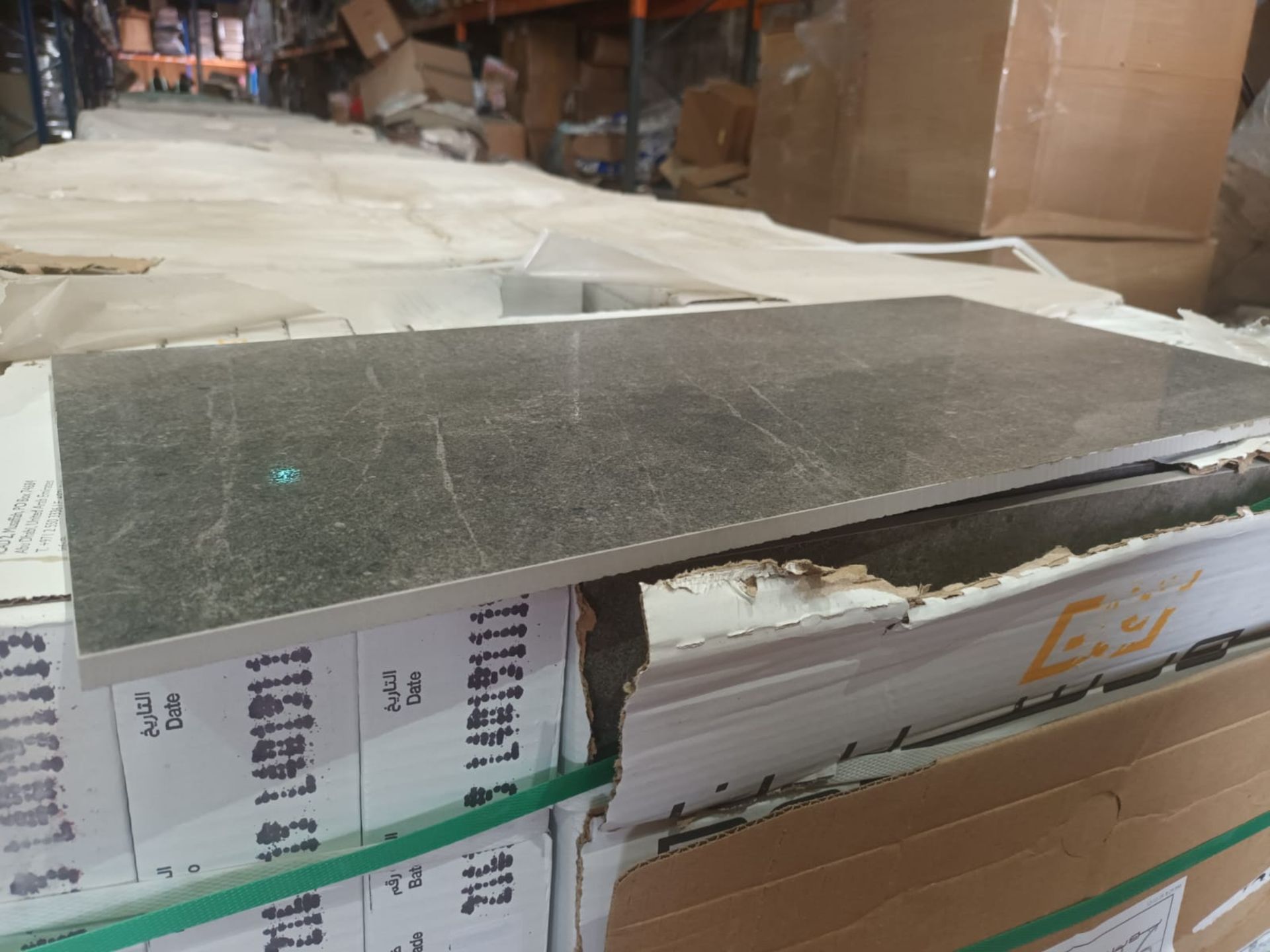 PALLET TO CONTAIN 24 X PACKS OF PORCELLAN GLAZED LAPPATO 300x600MM HIGH QUALITY PORCELAIN TILES. 6