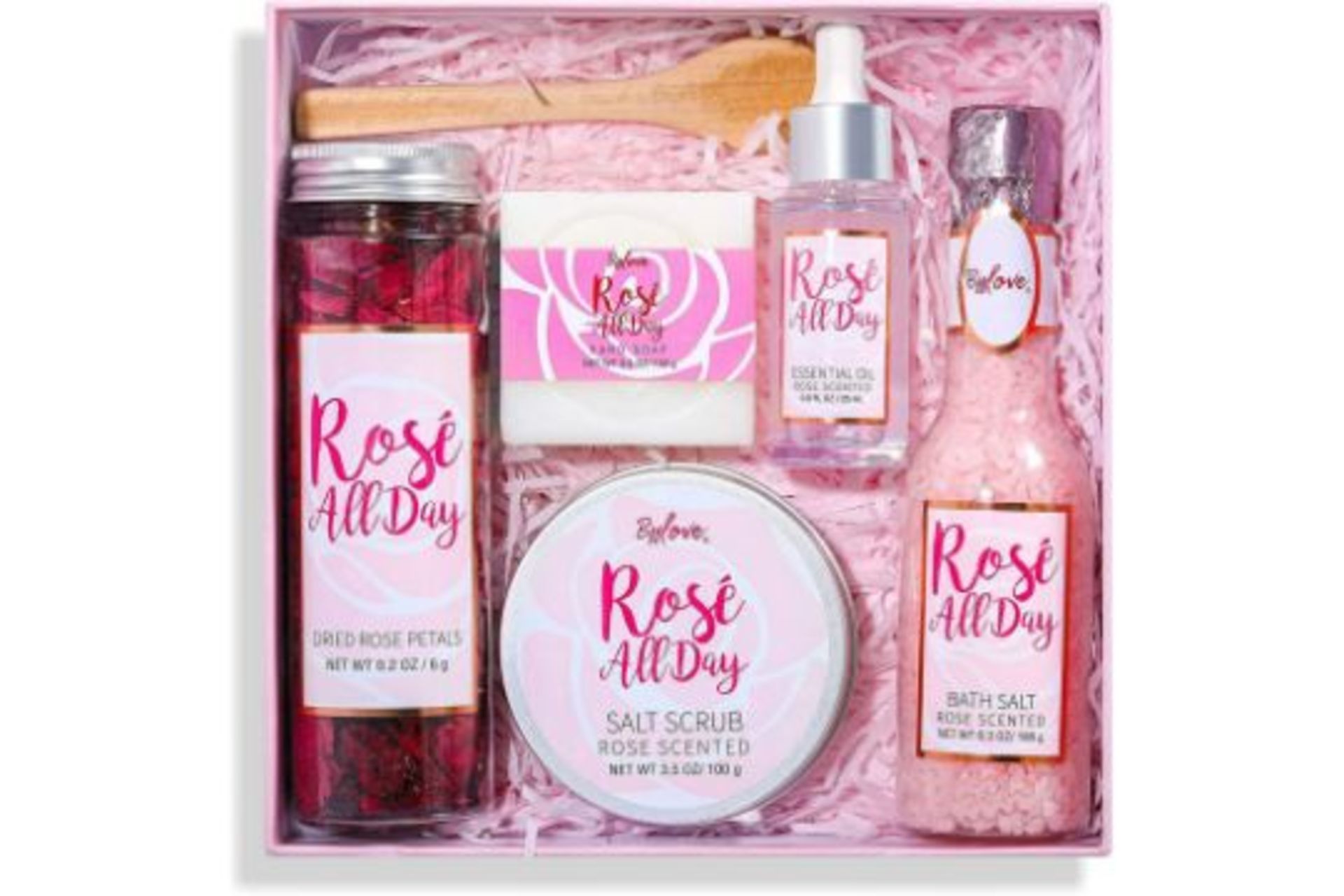 6 X NEW PACKAGED Rose All Day Bath Gift Box. (SKU:BFF-BP-11) Best Gift Set for Women - Our spa - Image 2 of 2