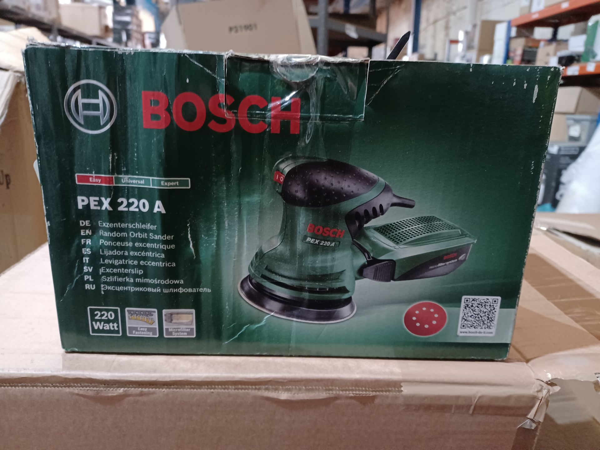 BOSCH SUMM19 RANDOM ORBIT SANDER - PCK