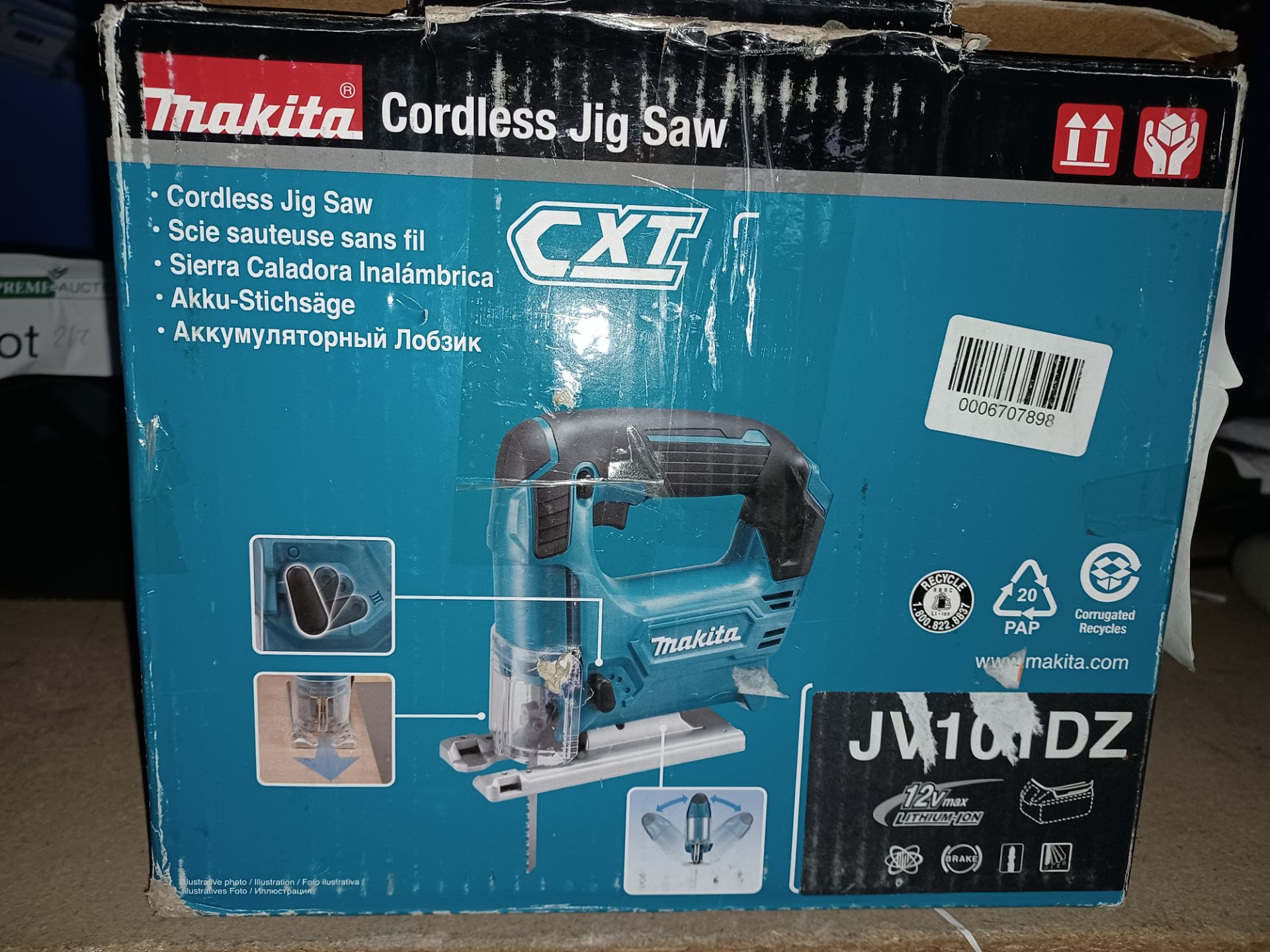 MAKITA MAKITA JV101DZ 10.8V LI-ION CXT CORDLESS JIGSAW - BARE - PCK