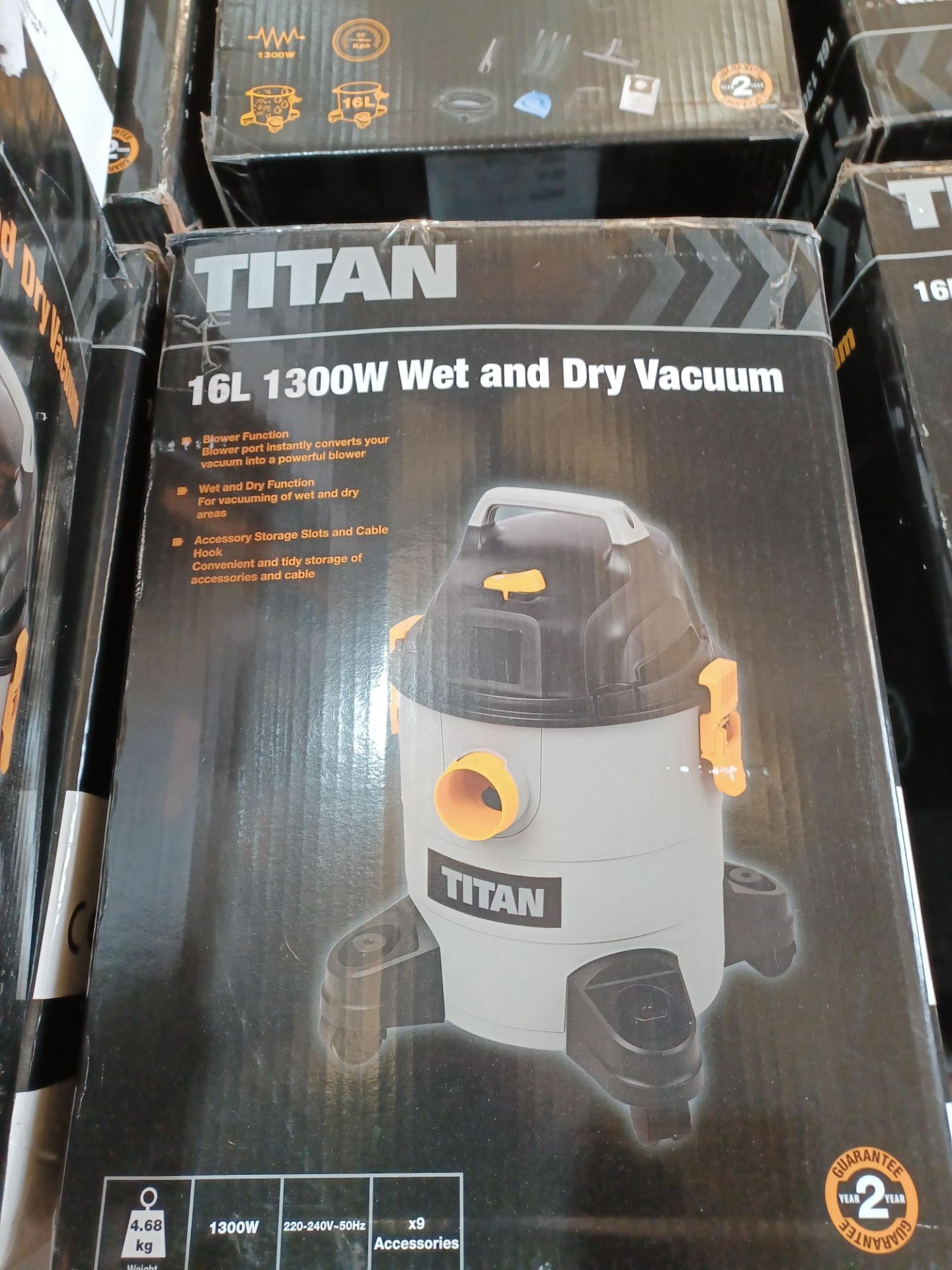 TITAN 1300 WET AND DRY VACUUM - PCK