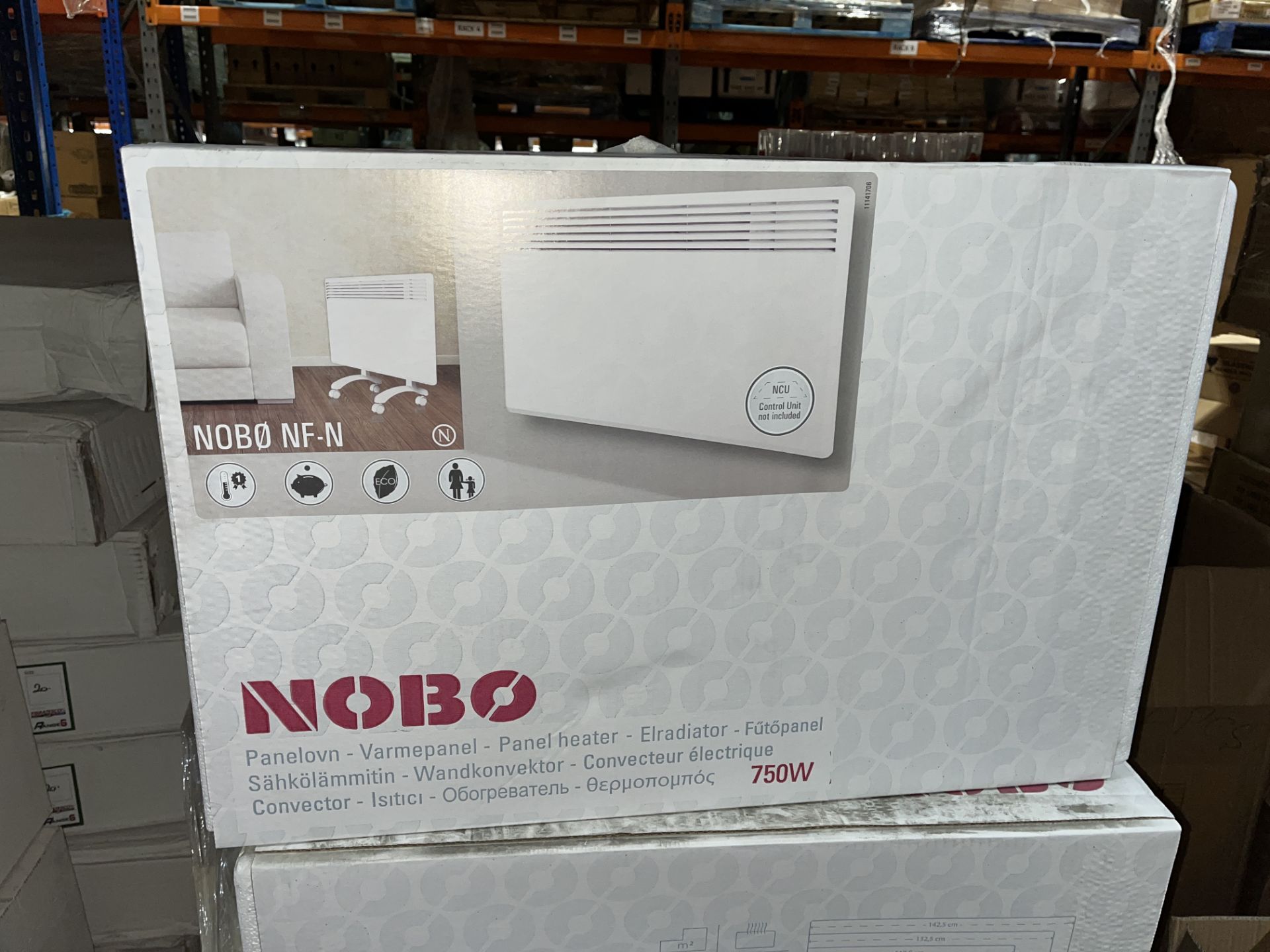 2 X BRAND NEW NOBO 750W PANEL HEATER R9-4