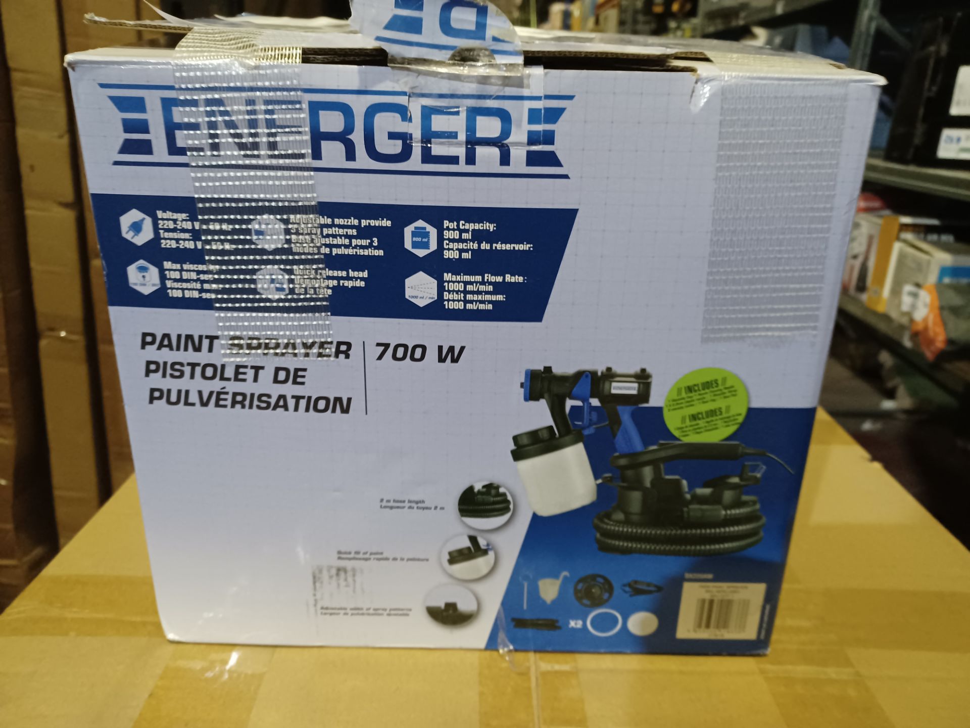 ENERGER ENB769SRG 700W ELECTRIC SPRAY GUN 240V - BW