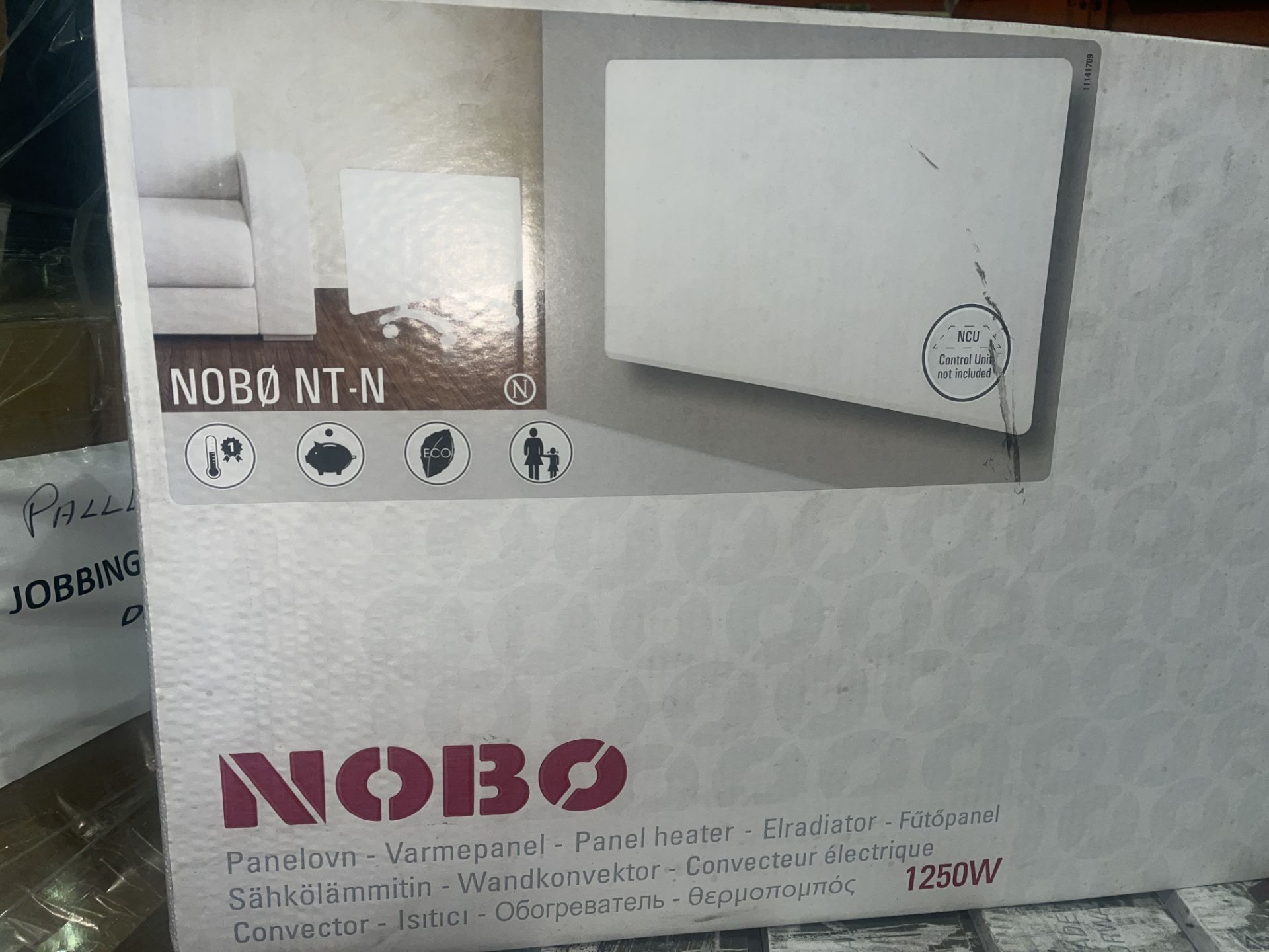 BRAND NEW NOBO NT-N 1250W ELECTRIC PANEL HEATER R16-1