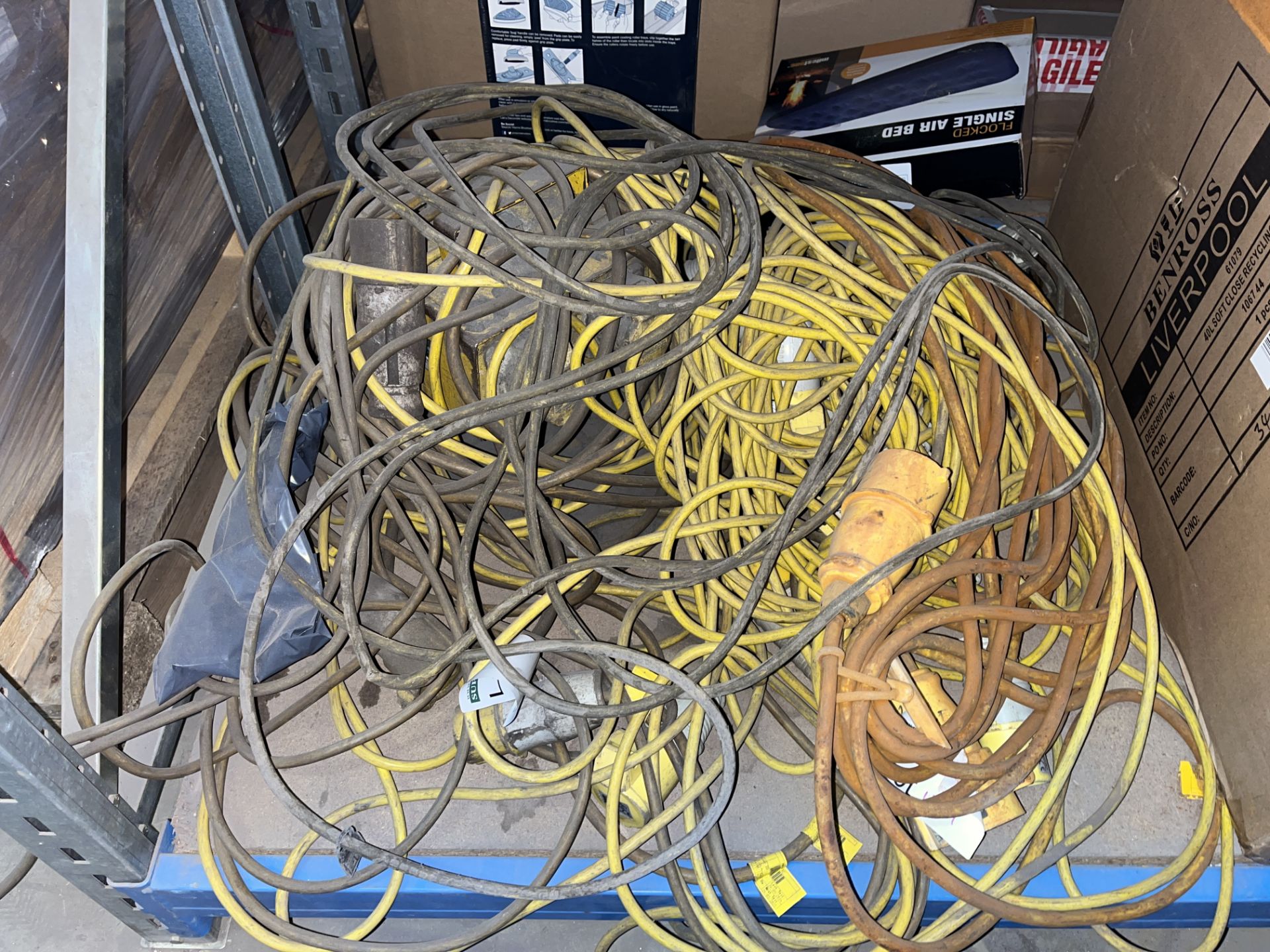 LARGE QUANTITY OF COMMERCIAL ELECTRICAL CABLES S1-8