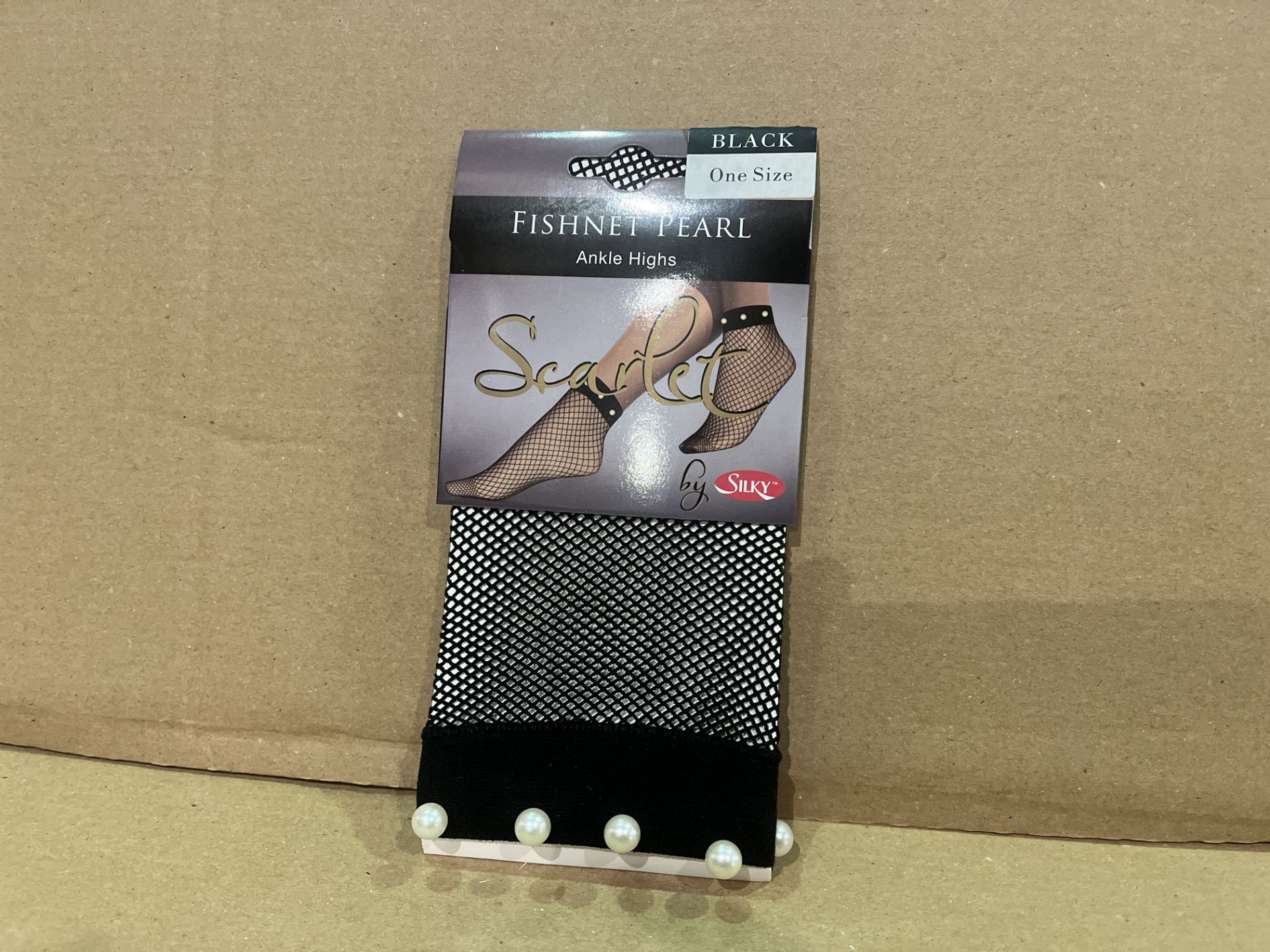 150 X BRAND NEW SILKY FISHNET PEARL ANKLE HIGHS R12