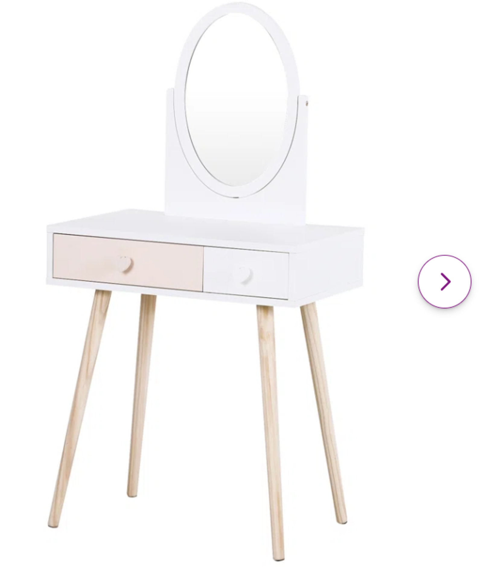 Alice Kids Dressing Table with Mirror. RRP £133.00 Playing dress up has never been so fun! Just