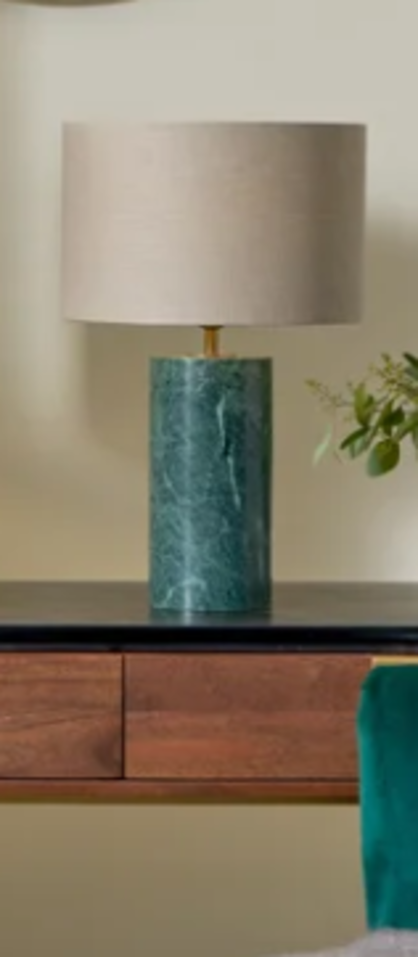 Cottleville 35Cm Table Lamp Base. Add this perfectly proportioned black marble table lamp to your - Image 2 of 2