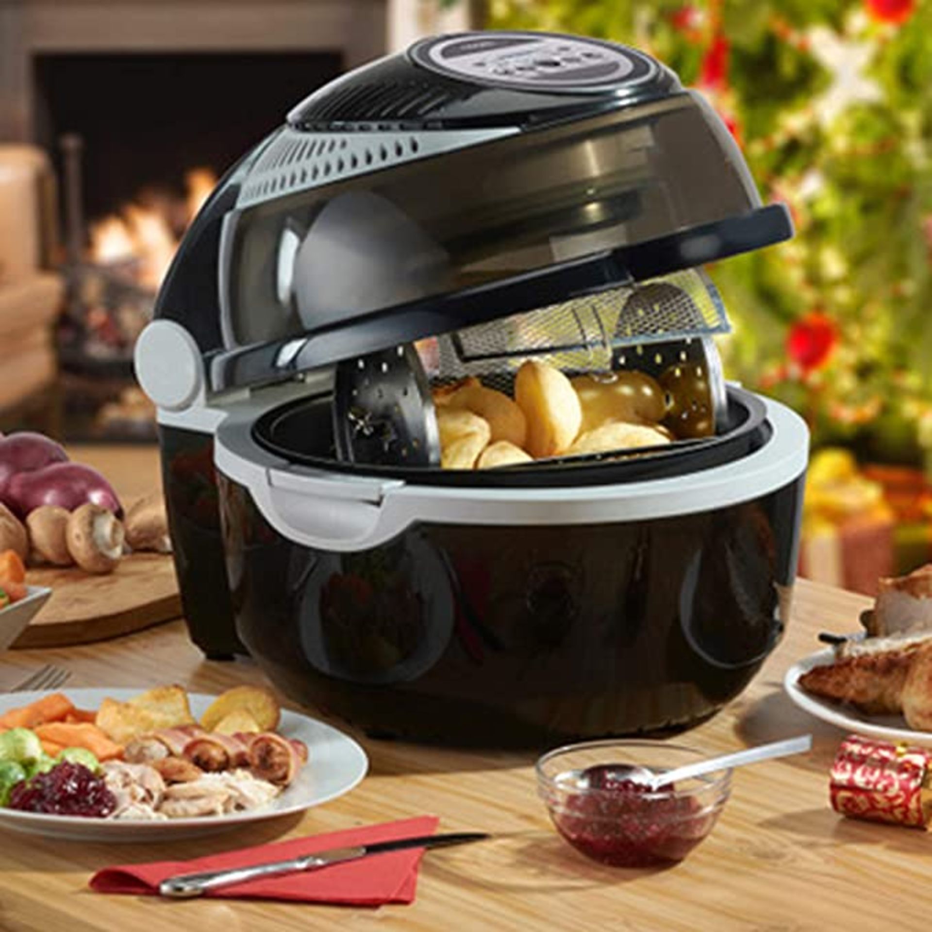 Air Fryer Halogen Oven Energy Efficient Rotisserie with Digital LCD Display, Healthy Oil Free Low - Image 2 of 2