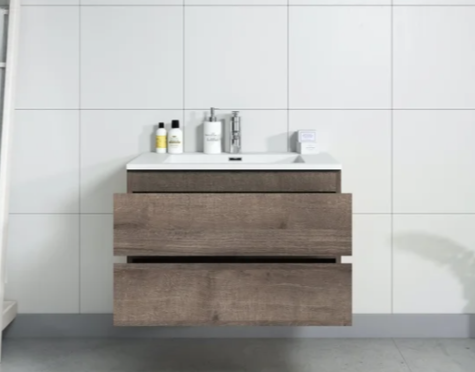 Cloquet 800mm Wall Hung Single Vanity. RRP £699.99 - Image 2 of 2