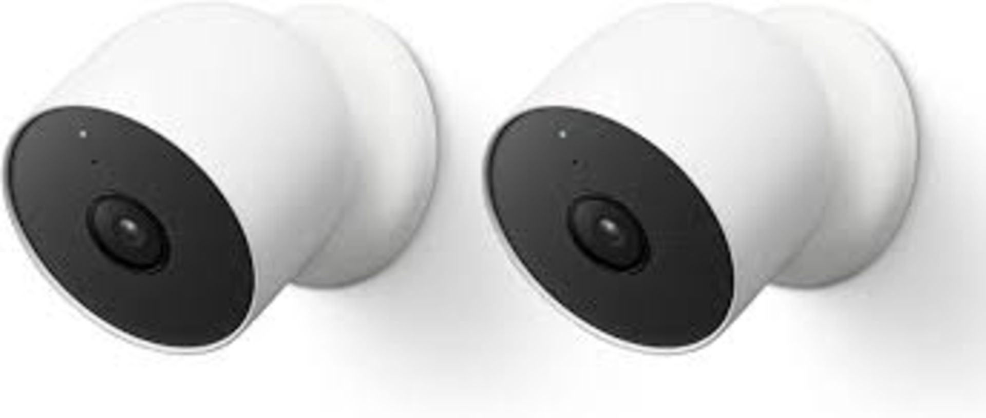 Google Smart Home Device - Smart Security Camera Nest Cam 2 pack - BI