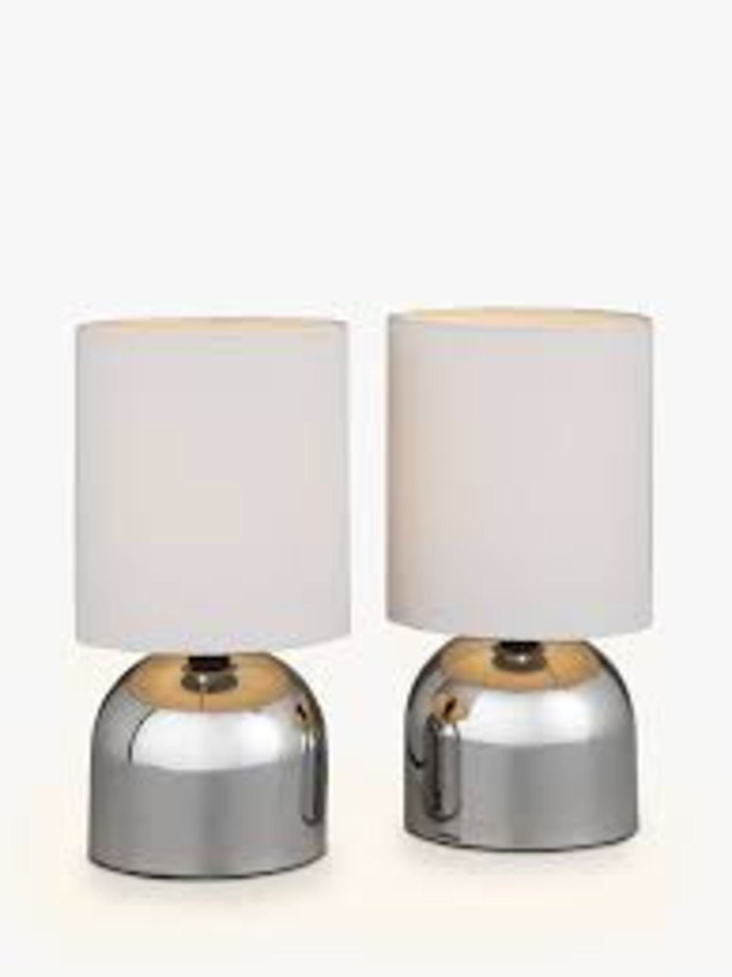 John Lewis Lucy Touch Table Lamp Duo Set - BI