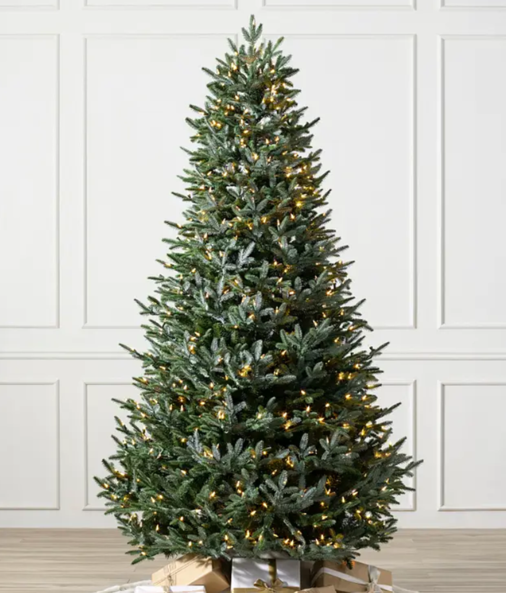 BH (The worlds leading Christmas Tree Brand) European Silver Fir 7' Tree with LED Clear Lights