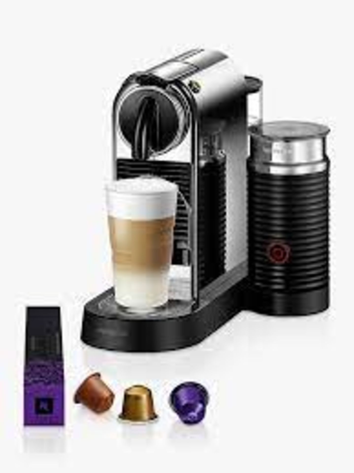 Nespresso Magimix Citiz Chrome & Milk Coffee Machine - R9
