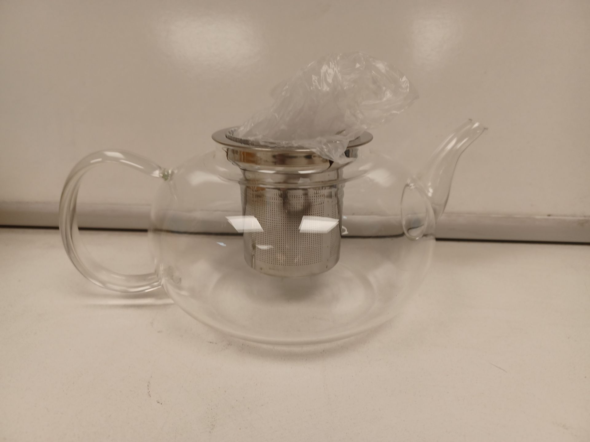 12 X BRAND NEW MAISON AND WHITE GLASS TEAPOT INFUSERS R3-3