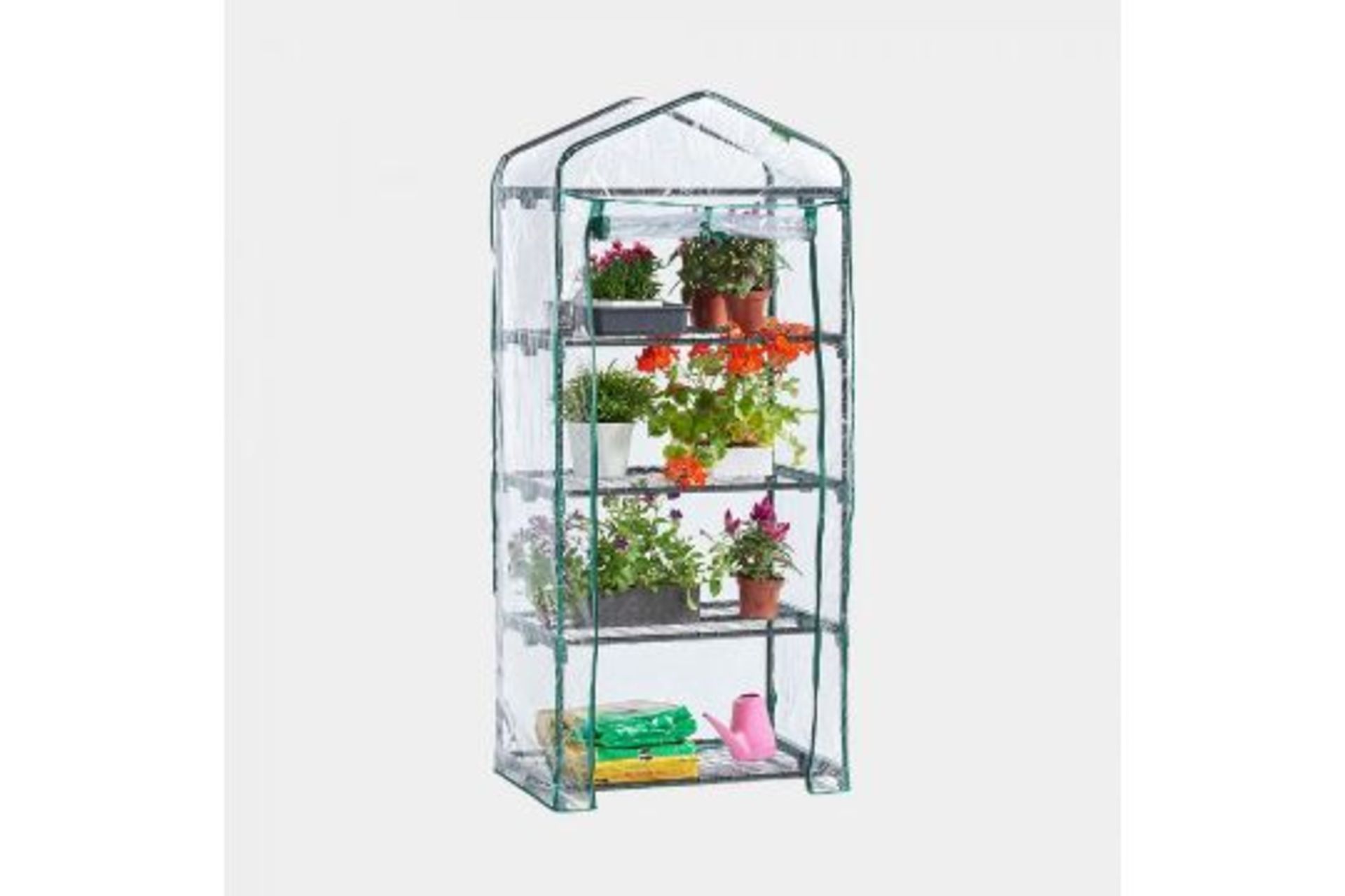 4 Tier Mini Greenhouse. Nurture your plants, vegetables, flowers and greenery by creating the