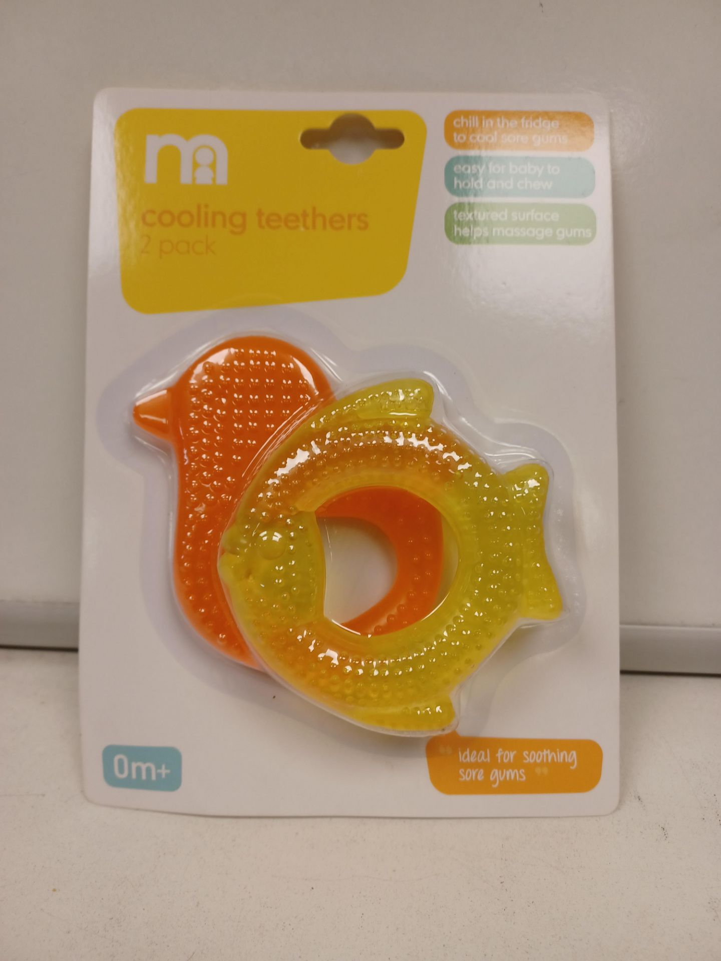 30 X BRAND NEW MOTHERCARE PACKS OF 2 COOLING TEETHER SETS R4-6