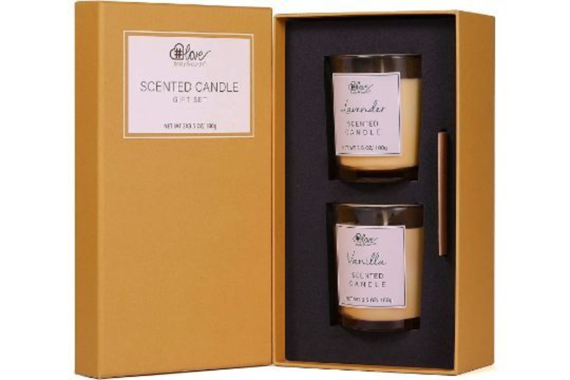 10 x New Boxed Sets of 2 Scented Candle. (SKU:BEL-SC-02-ROW14). 2 FRAGRANCE SCENTS: This scented