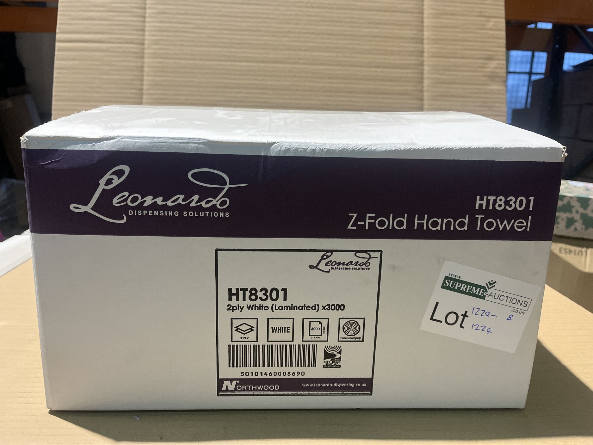 9 X BRAND NEW PACKS OF 3000 NORTHWOOD LEONARDO Z-FOLD HAND TOWELS R15-5