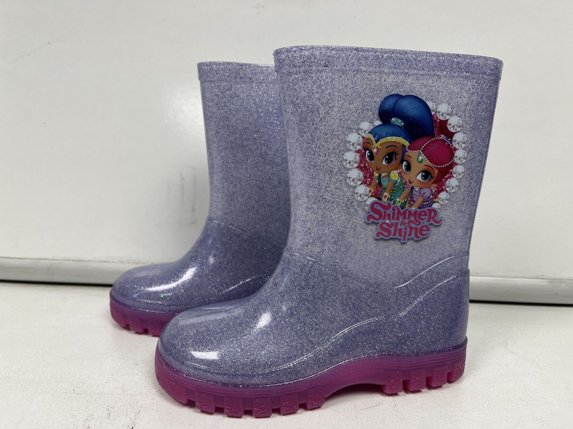 (NO VAT) 18 X BRAND NEW SHIMMER AND SHINE WELLIES (SIZES MAY VARY) R9-3