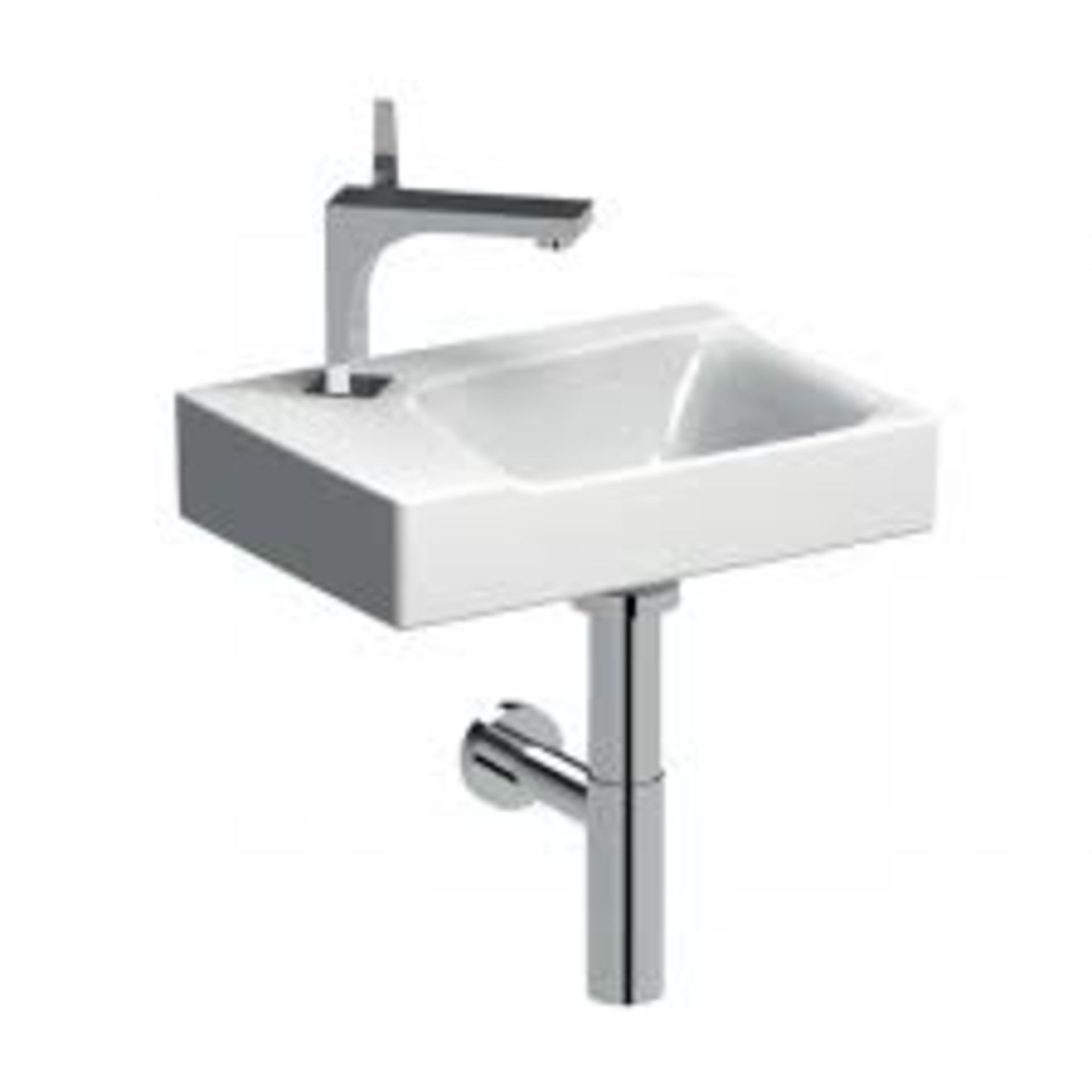 BRAND NEW XENO2 KERMAG DESIGN HAND RINSE BASIN VANITY UNIT 380 X 265 X 525MM R12-13