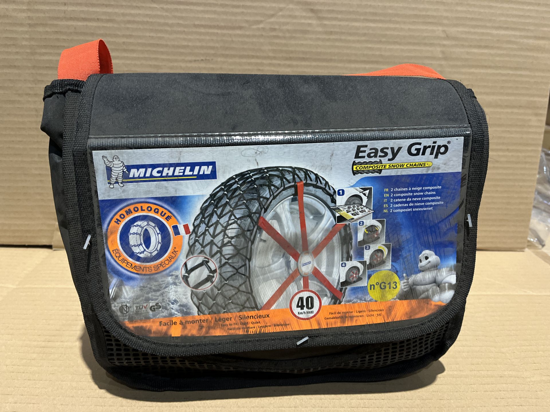 3 X BRAND NEW MICHELIN EASY GRIP COMPOSITE SNOW CHAINS RRP £129 EACH R10-3
